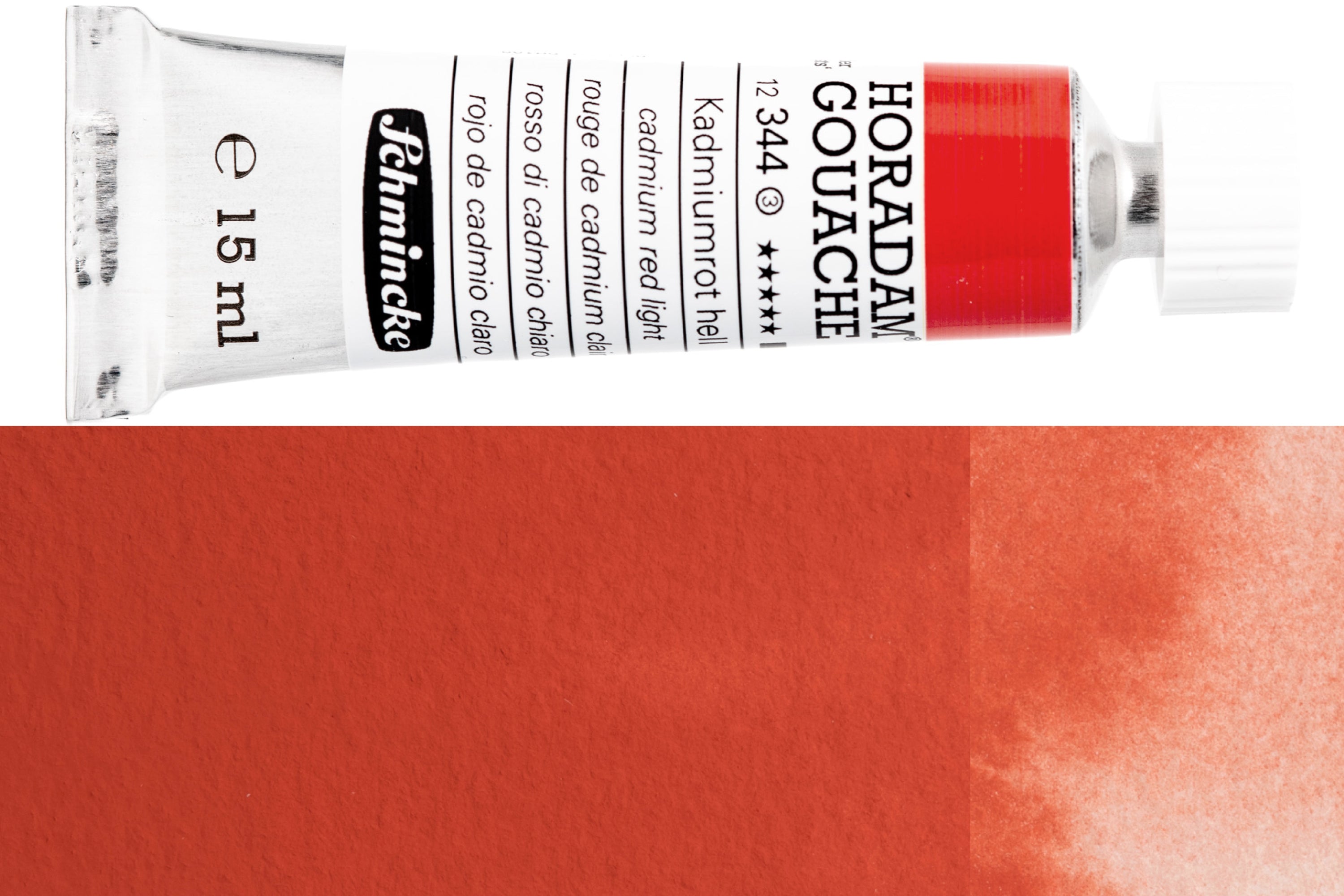 Schmincke - Horadam Gouache, 15 mL, #344 Cadmium Red Light - St. Louis Art Supply