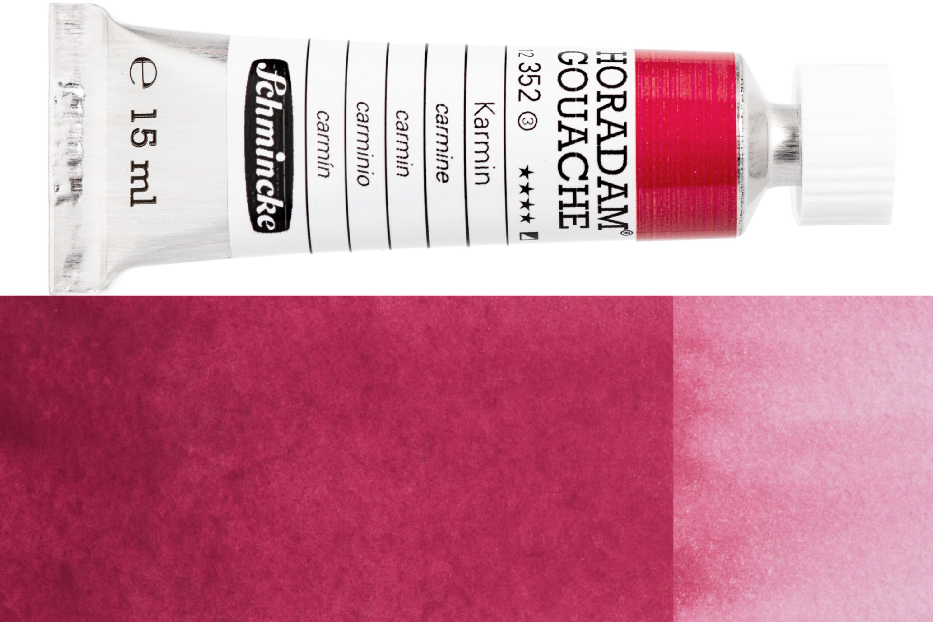 Schmincke - Horadam Gouache, 15 mL, #352 Carmine - St. Louis Art Supply