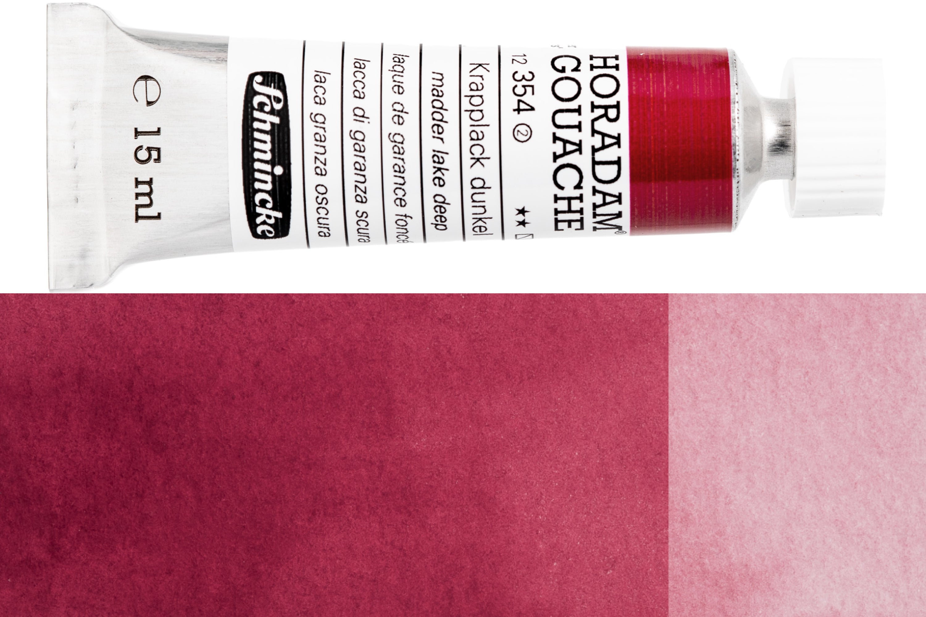 Schmincke - Horadam Gouache, 15 mL, #354 Madder Lake Deep - St. Louis Art Supply