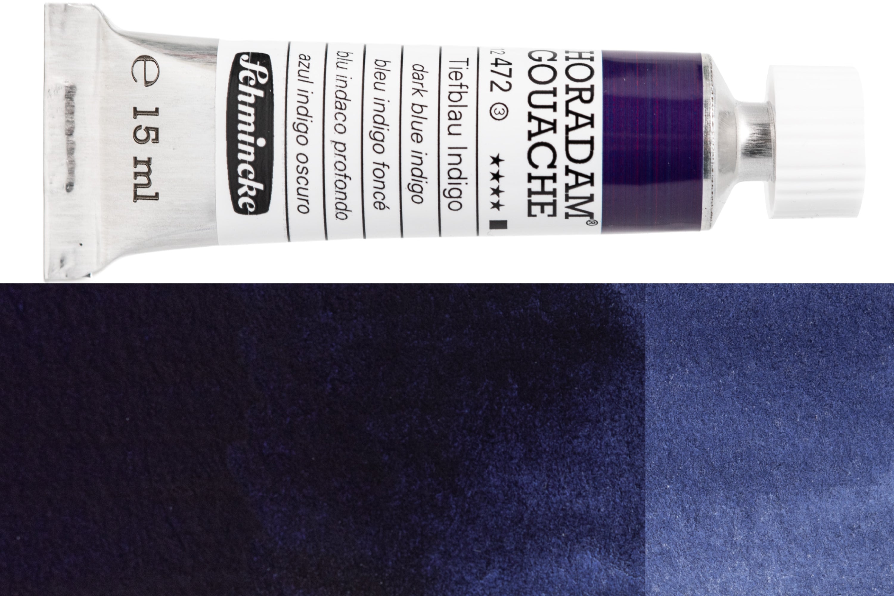Schmincke - Horadam Gouache, 15 mL, #472 Dark Blue Indigo - St. Louis Art Supply
