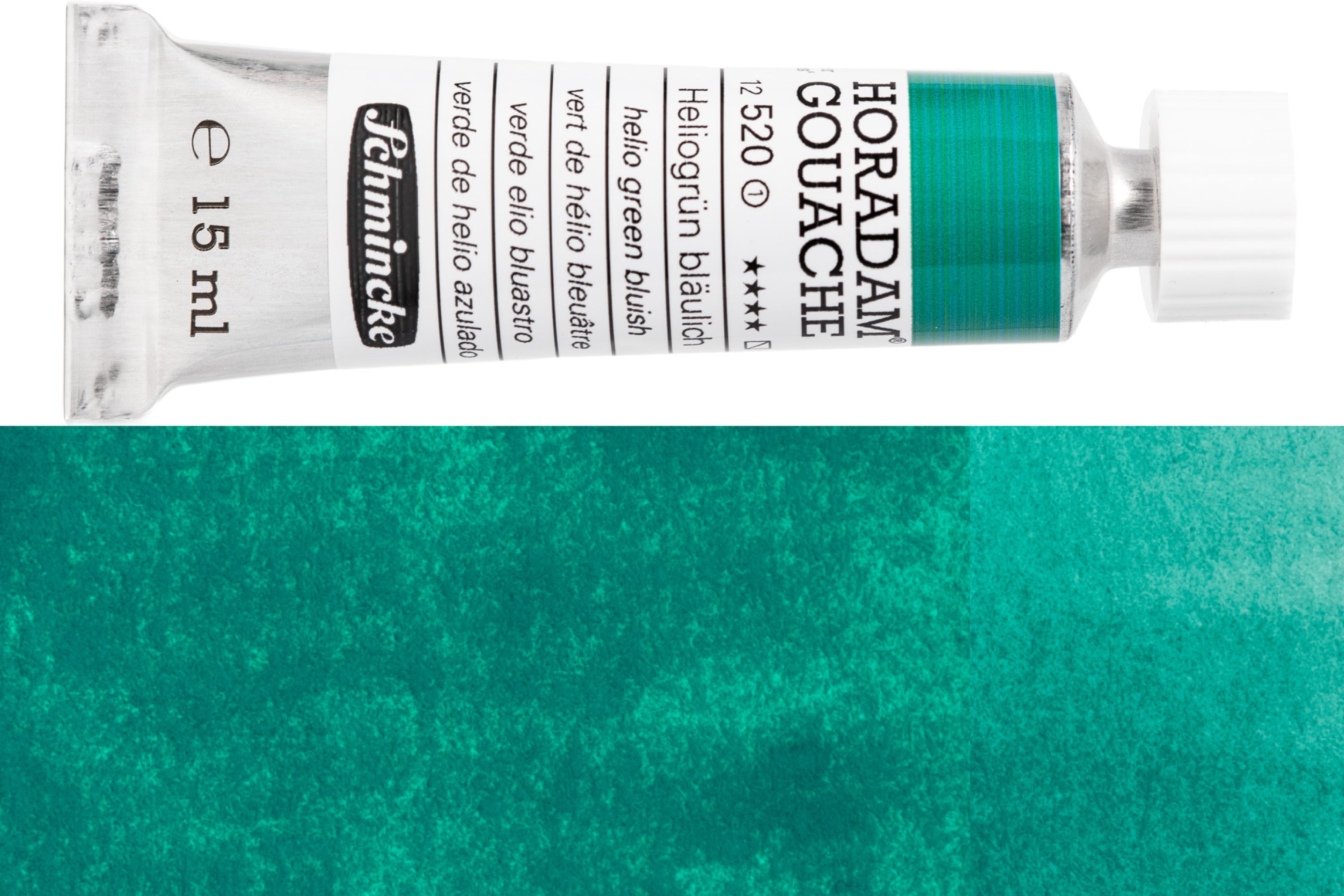 Schmincke - Horadam Gouache, 15 mL, #520 Helio Green Bluish - St. Louis Art Supply