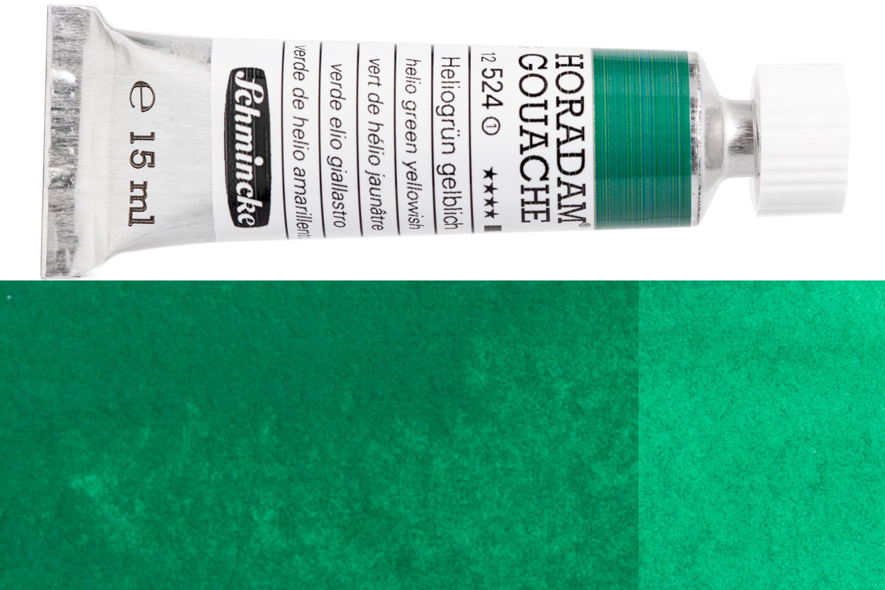 Schmincke - Horadam Gouache, 15 mL, #524 Helio Green Yellowish - St. Louis Art Supply