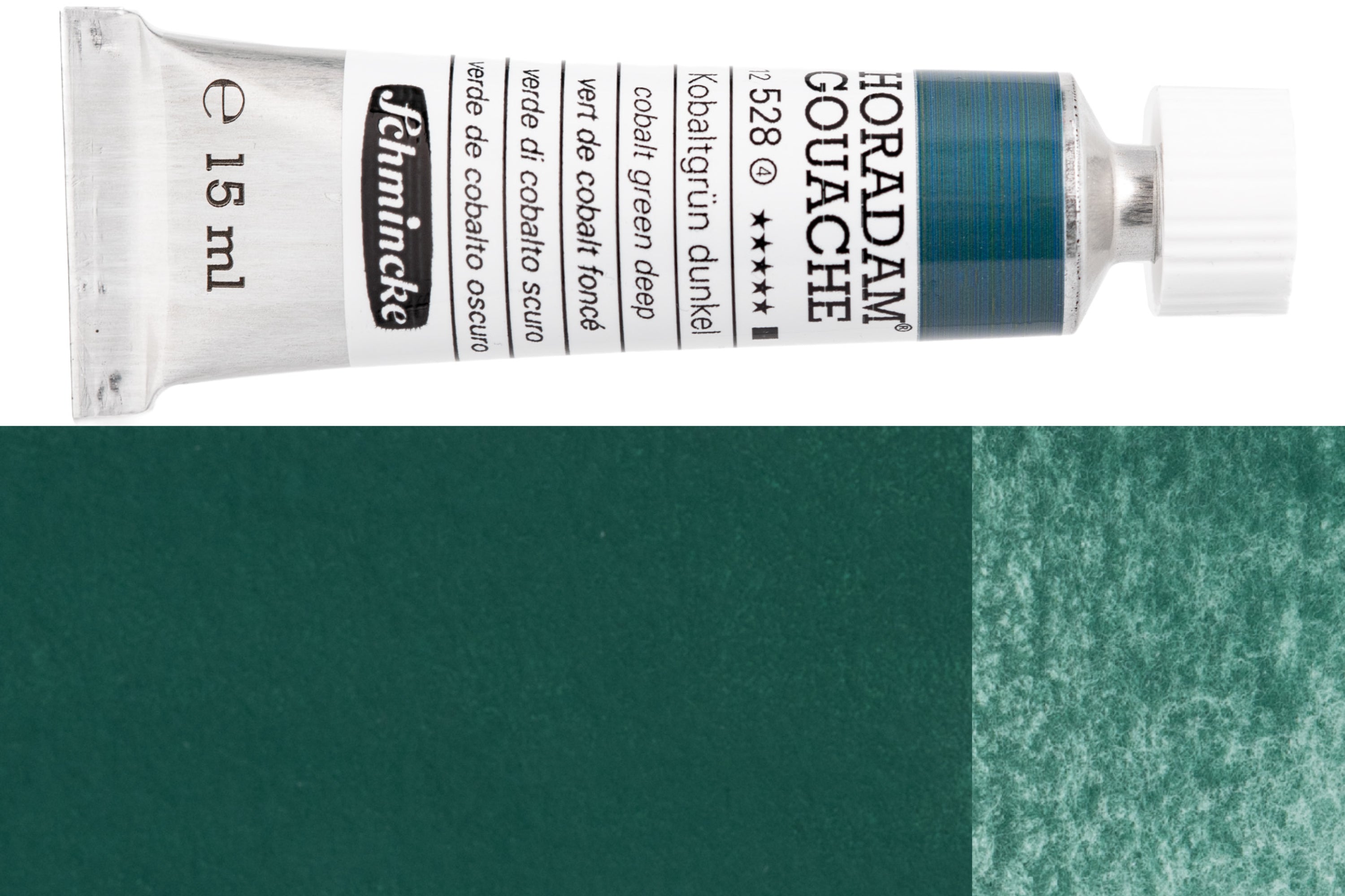 Schmincke - Horadam Gouache, 15 mL, #528 Cobalt Green Deep - St. Louis Art Supply