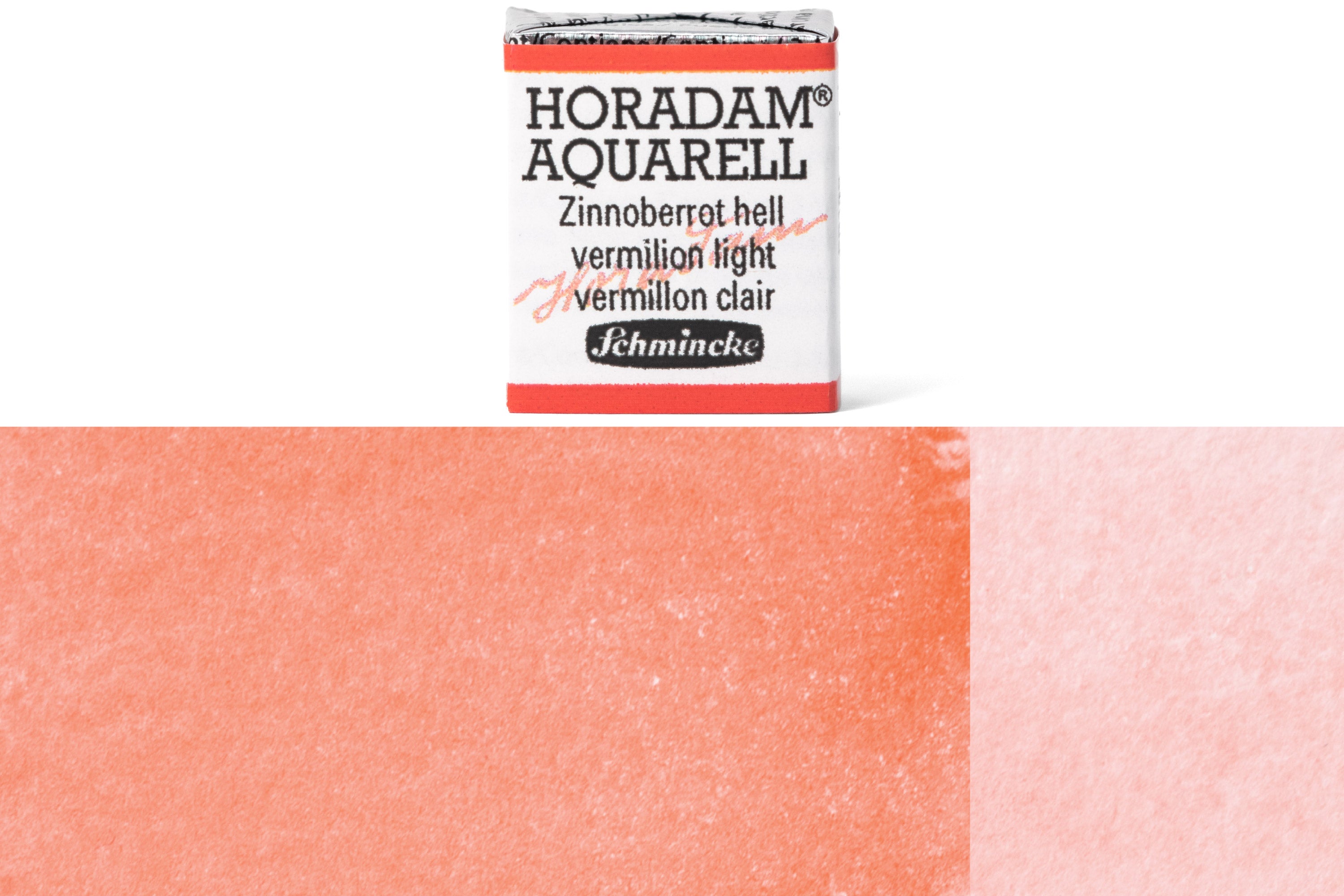 Schmincke - Horadam Watercolor Half Pan, #342 Vermilion Light - St. Louis Art Supply