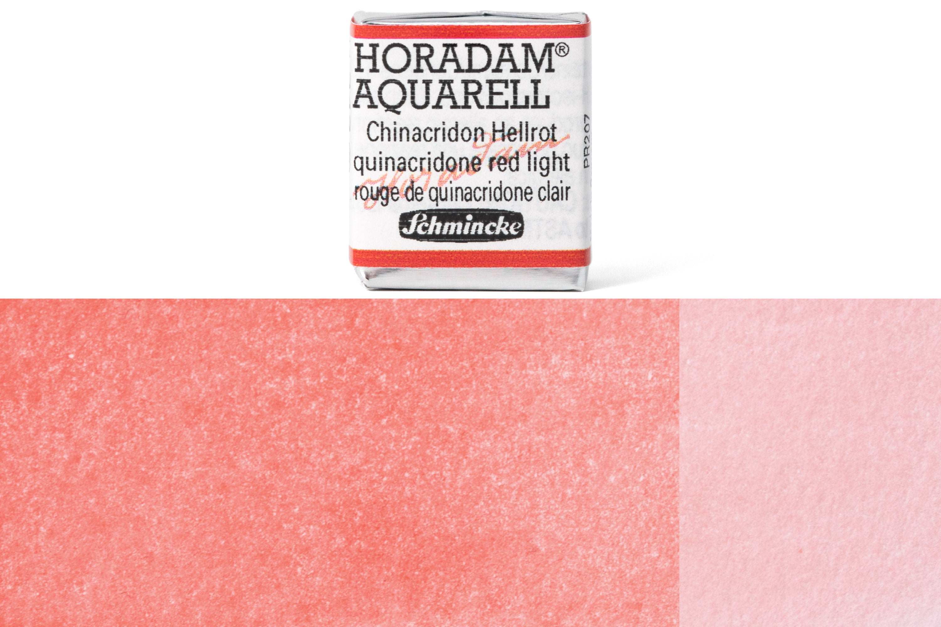 Schmincke - Horadam Watercolor Half Pan, #343 Quinacridone Red Light - St. Louis Art Supply