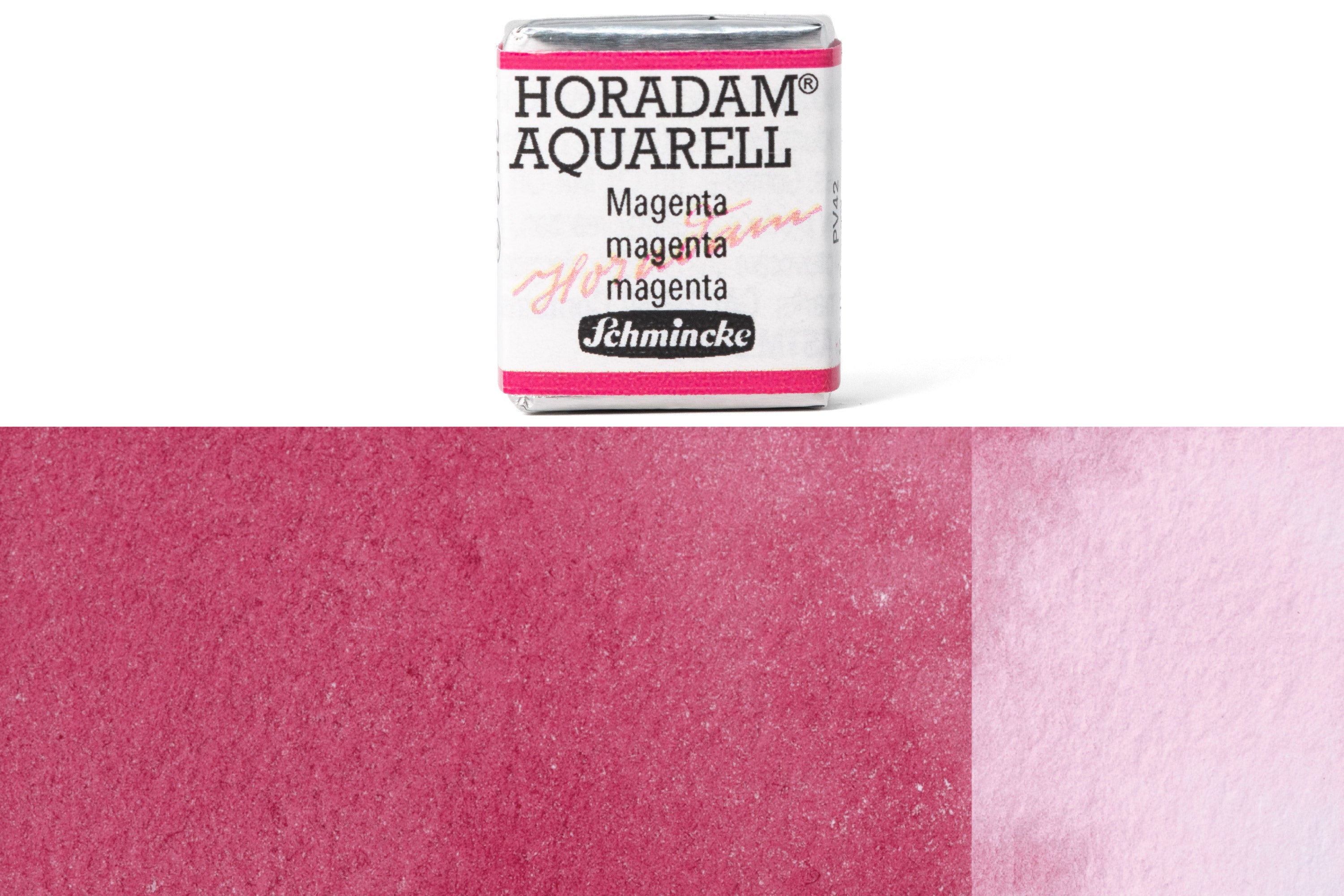 Schmincke - Horadam Watercolor Half Pan, #352 Magenta - St. Louis Art Supply