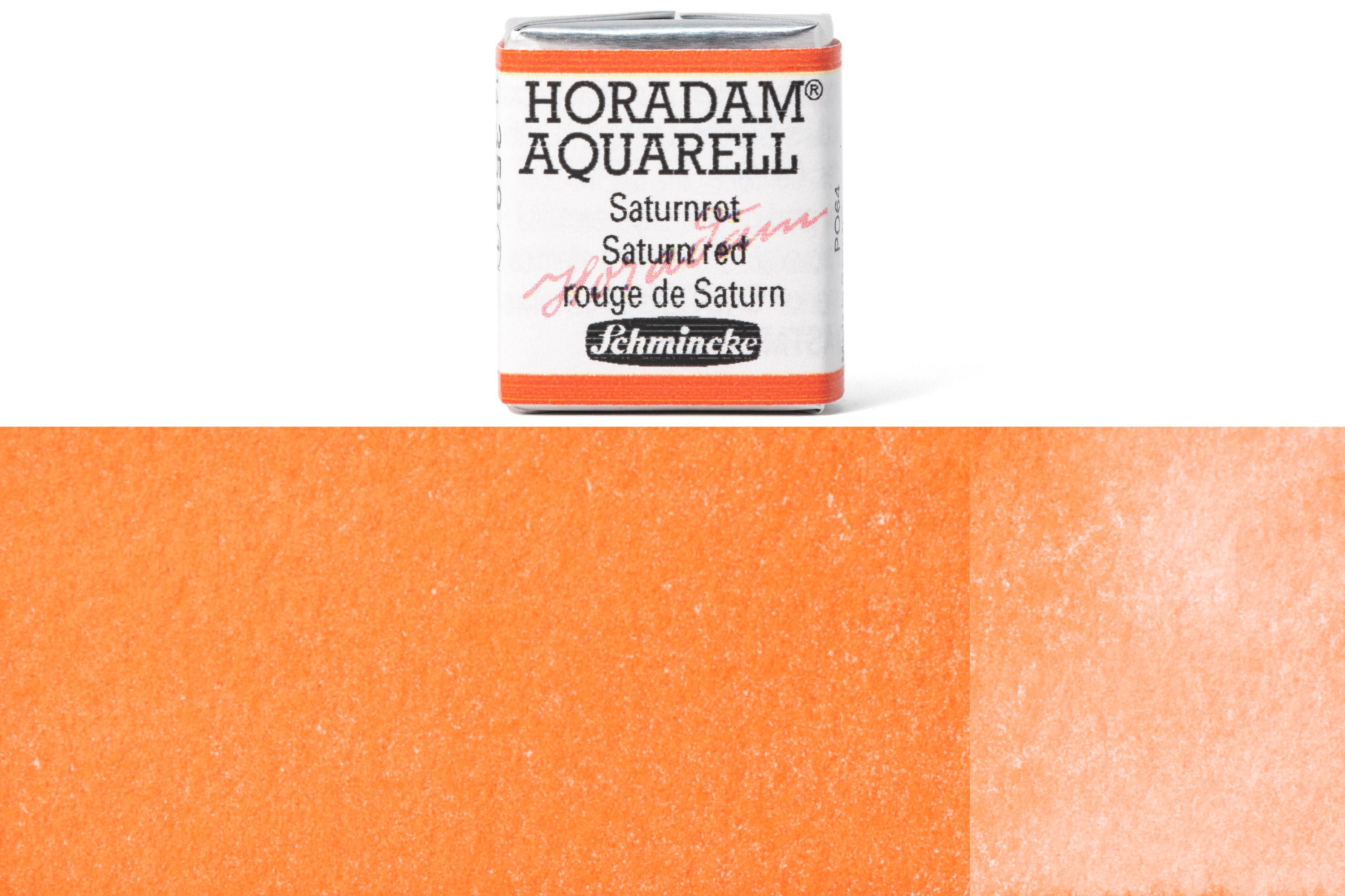 Schmincke - Horadam Watercolor Half Pan, #359 Saturn Red - St. Louis Art Supply