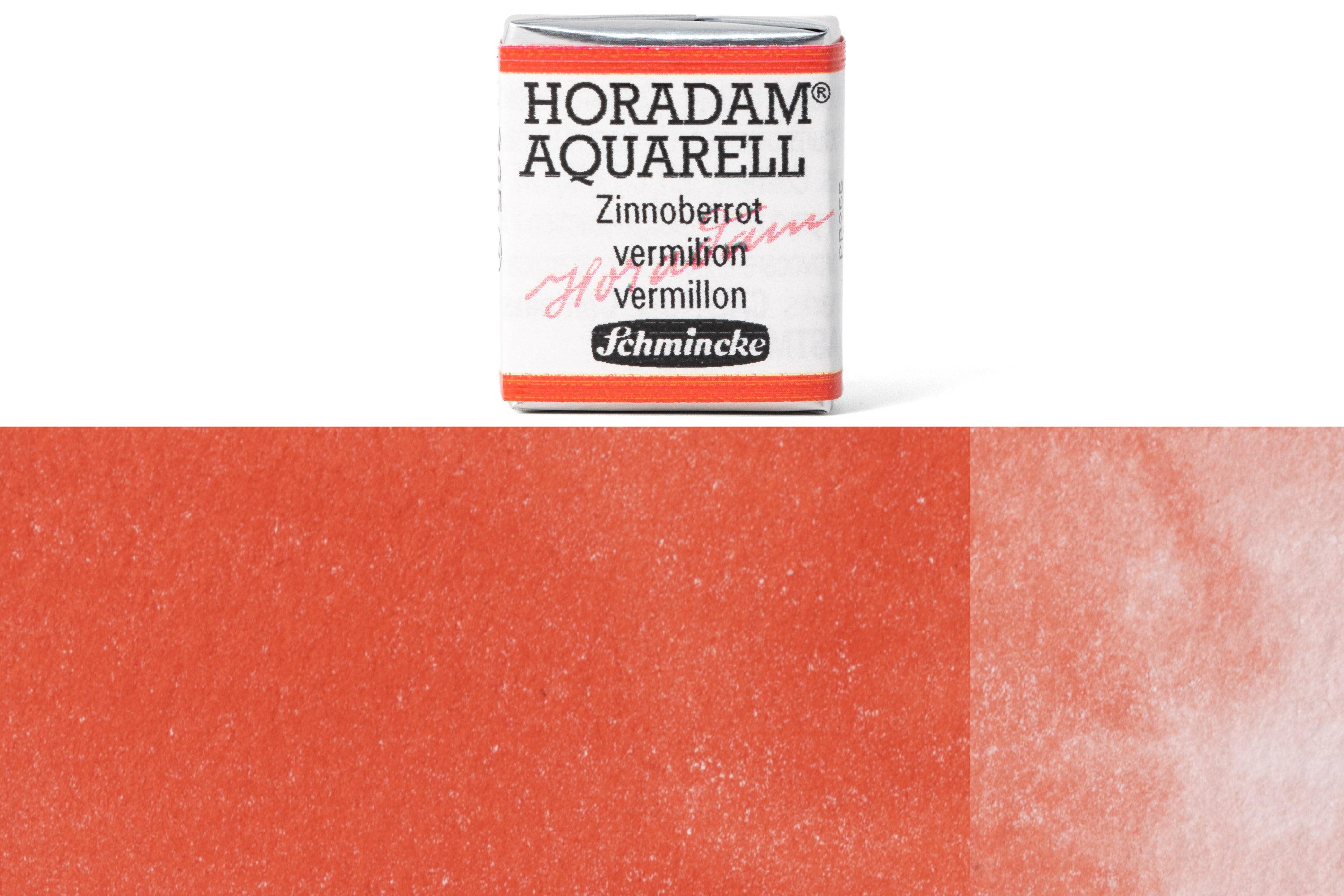 Schmincke - Horadam Watercolor Half Pan, #365 Vermilion - St. Louis Art Supply