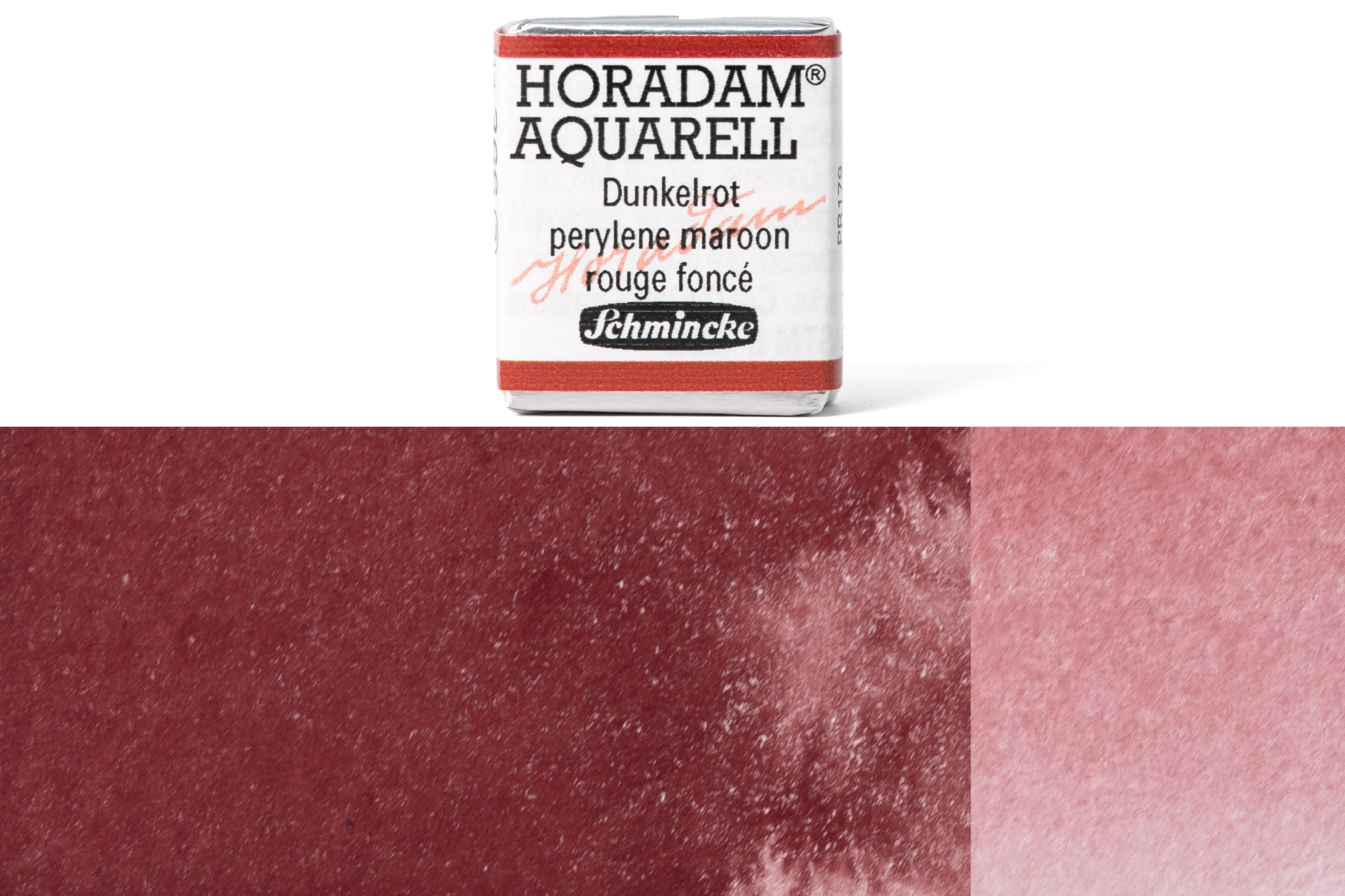 Schmincke - Horadam Watercolor Half Pan, #366 Perylene Maroon - St. Louis Art Supply