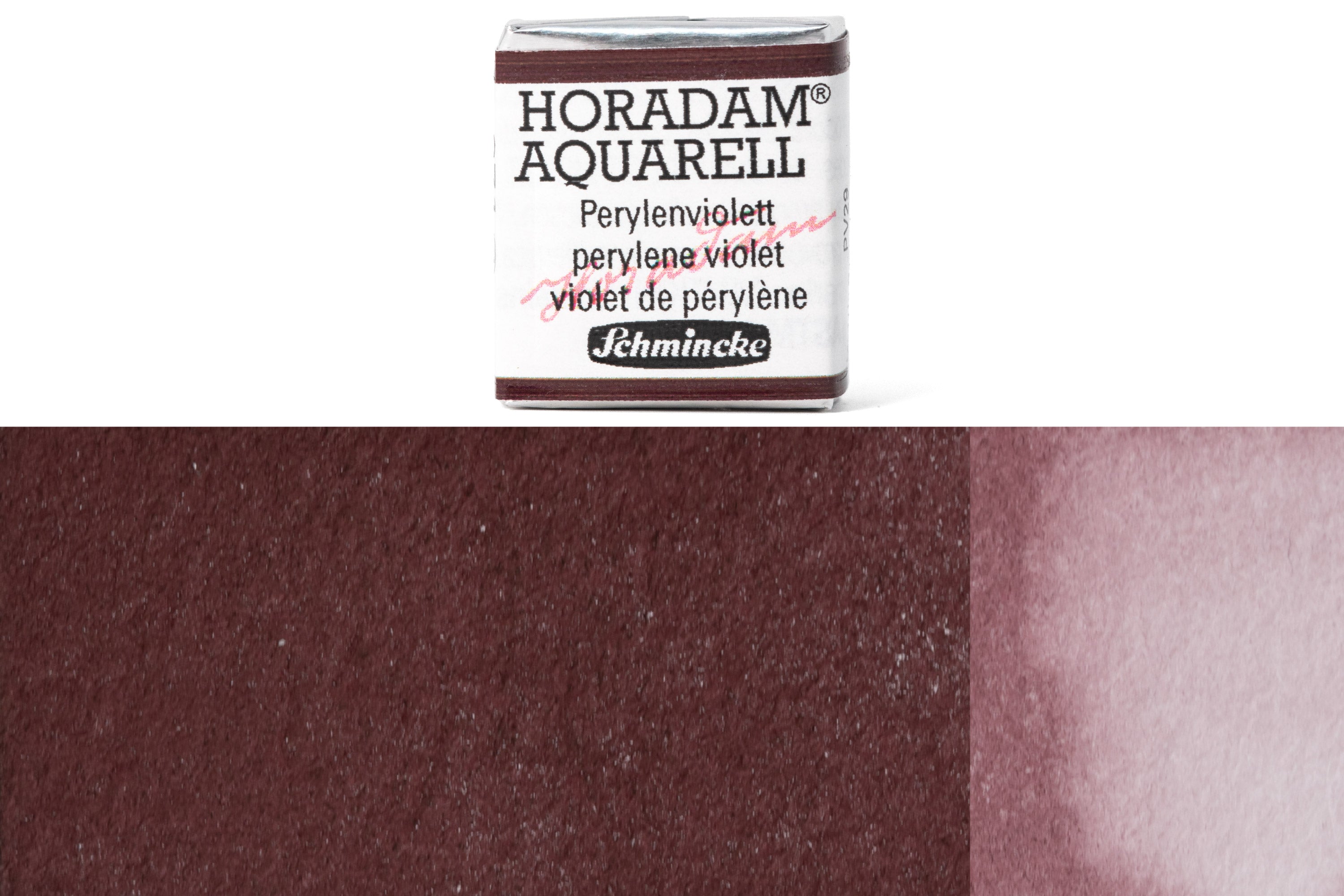 Schmincke - Horadam Watercolor Half Pan, #371 Perylene Violet - St. Louis Art Supply