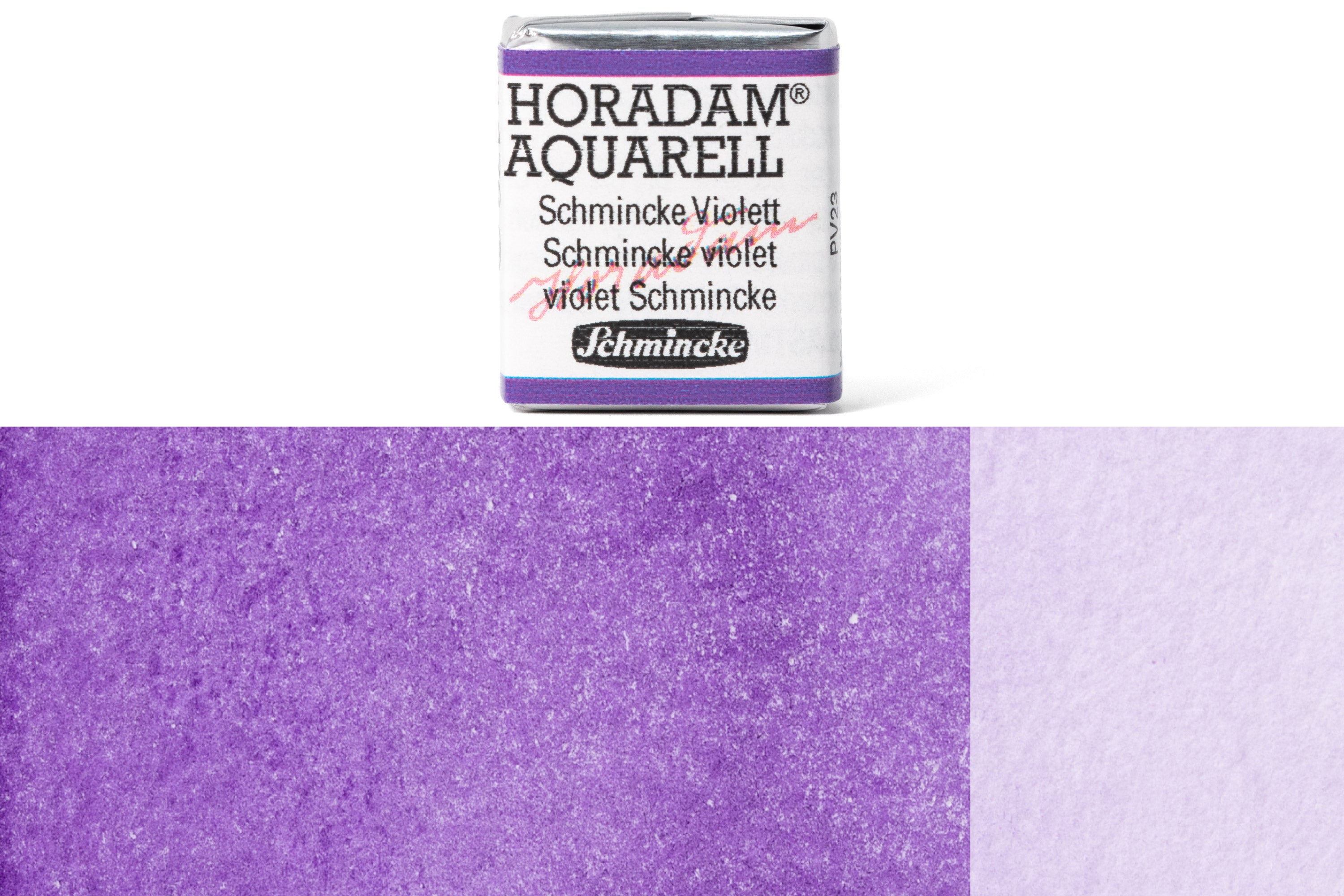 Schmincke - Horadam Watercolor Half Pan, #476 Schmincke Violet - St. Louis Art Supply