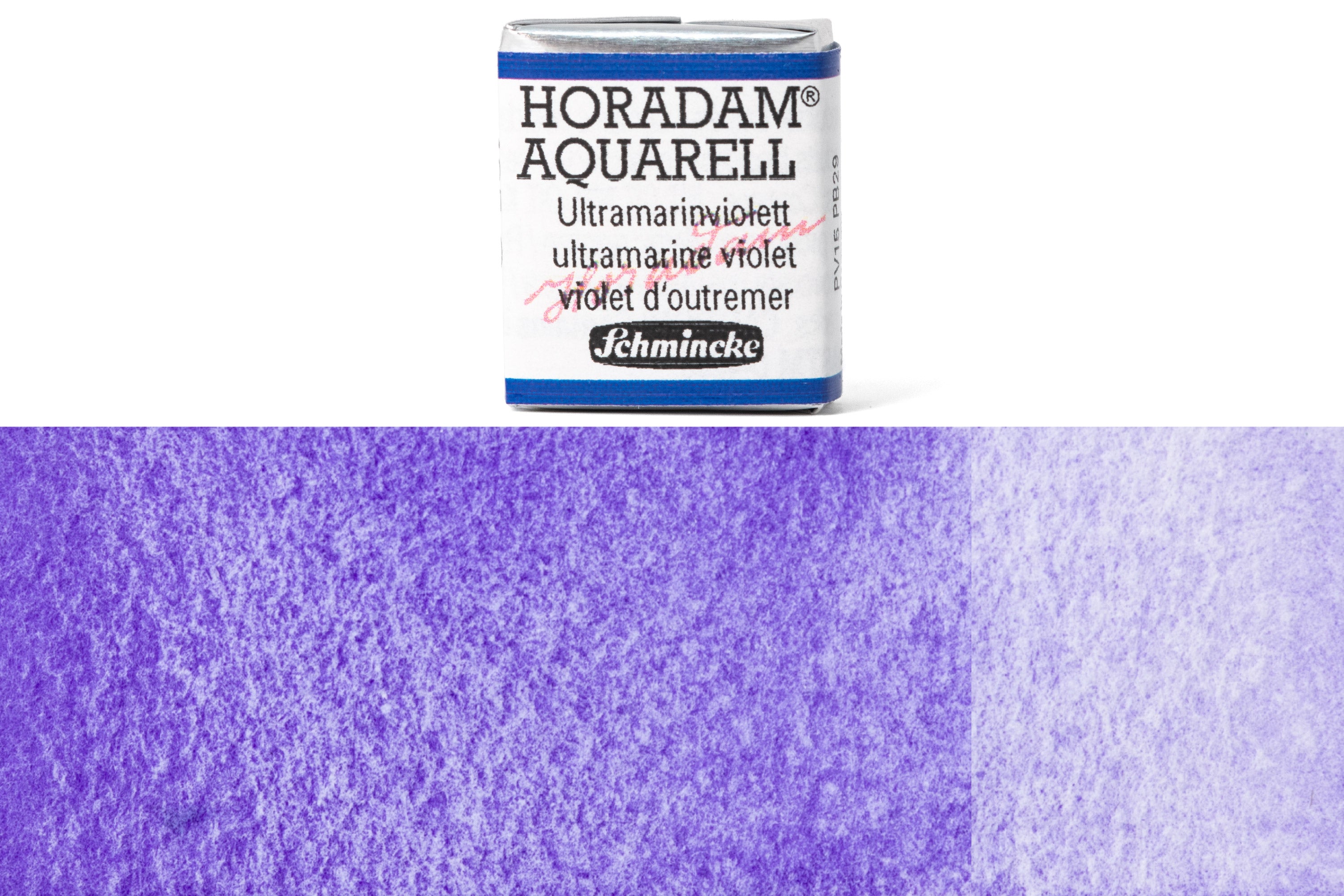 Schmincke - Horadam Watercolor Half Pan, #495 Ultramarine Violet - St. Louis Art Supply