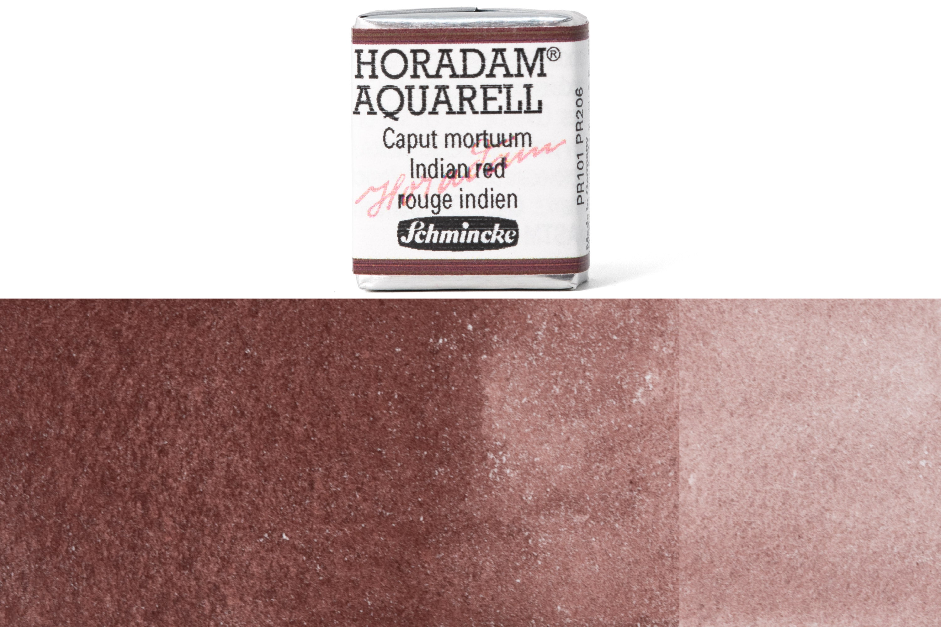 Schmincke - Horadam Watercolor Half Pan, #645 Indian Red - St. Louis Art Supply