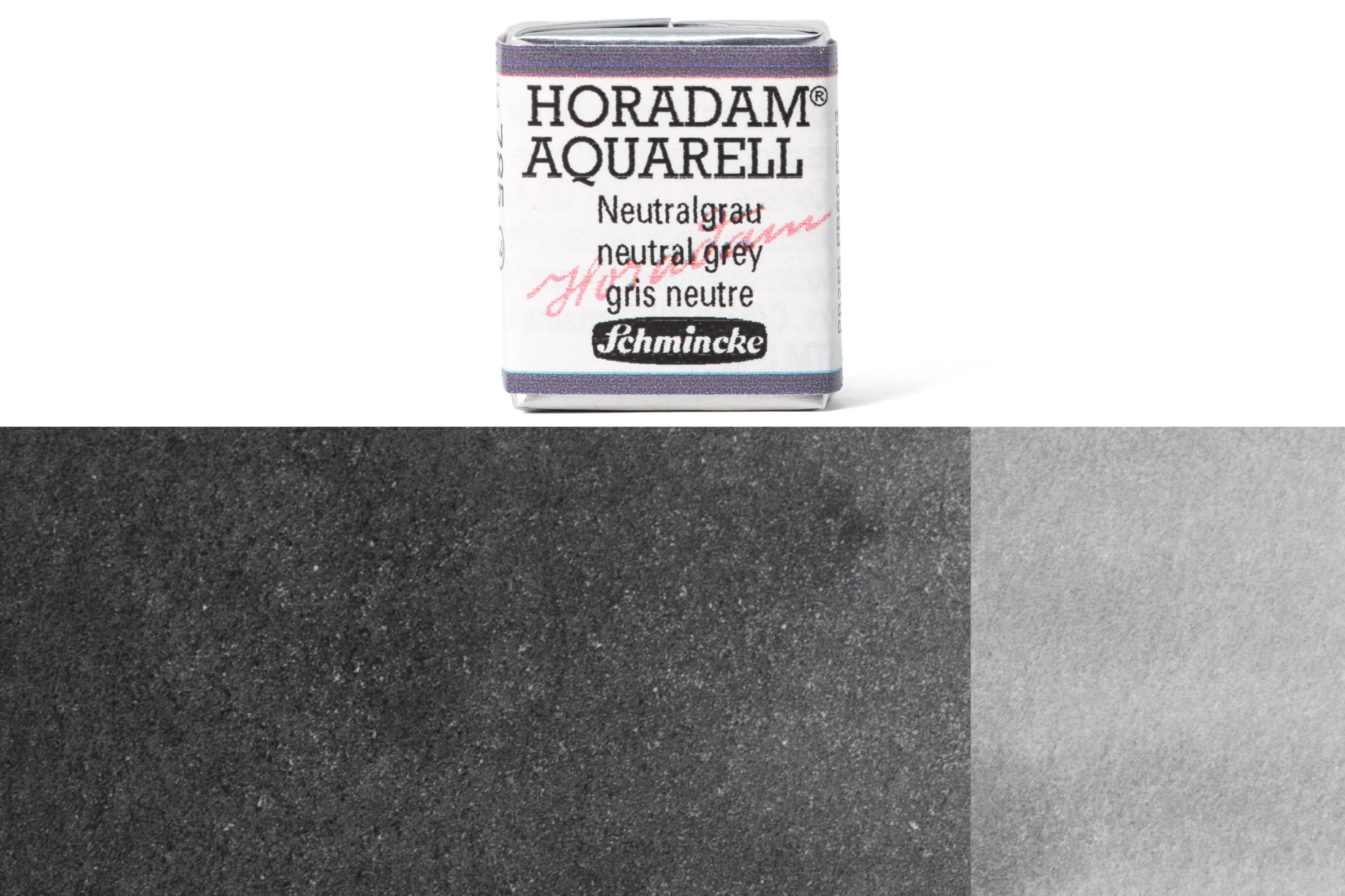 Schmincke - Horadam Watercolor Half Pan, #785 Neutral Grey - St. Louis Art Supply