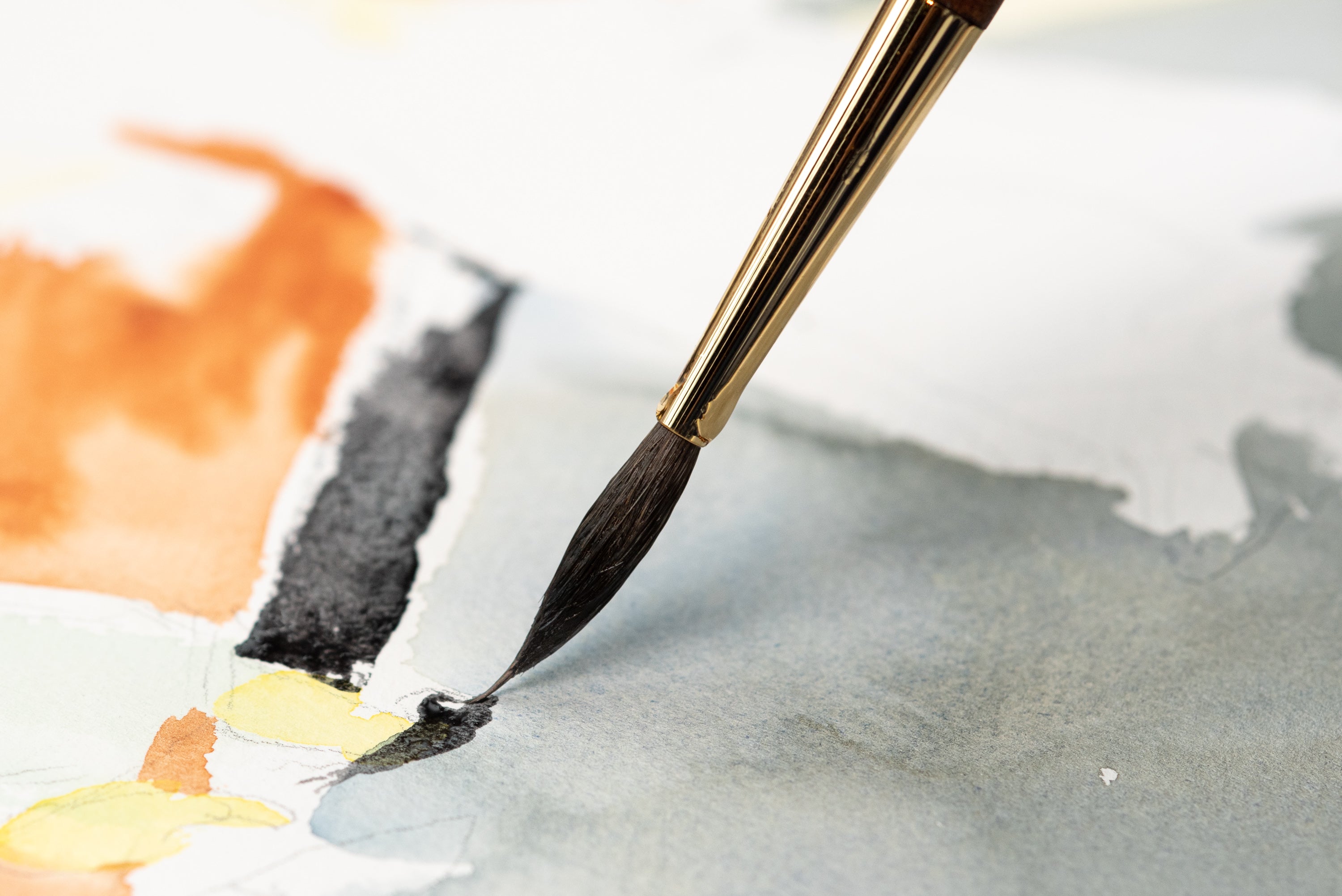 Isabey - Vintage Watercolor Brush, Petit Gris Pur, Tracer - St. Louis Art Supply