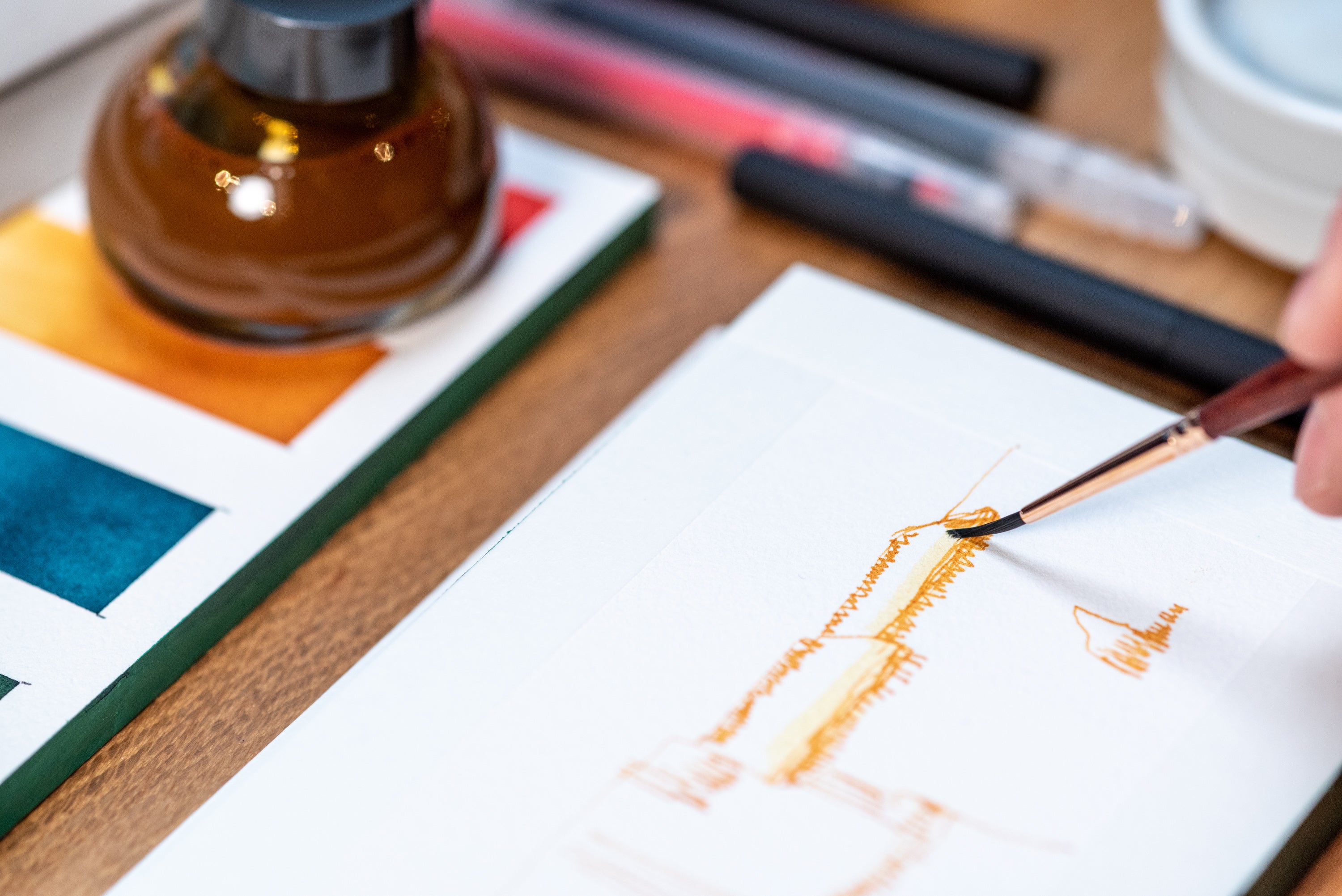 Kakimori - Kakimori Pigment Ink, #02 Torori - St. Louis Art Supply