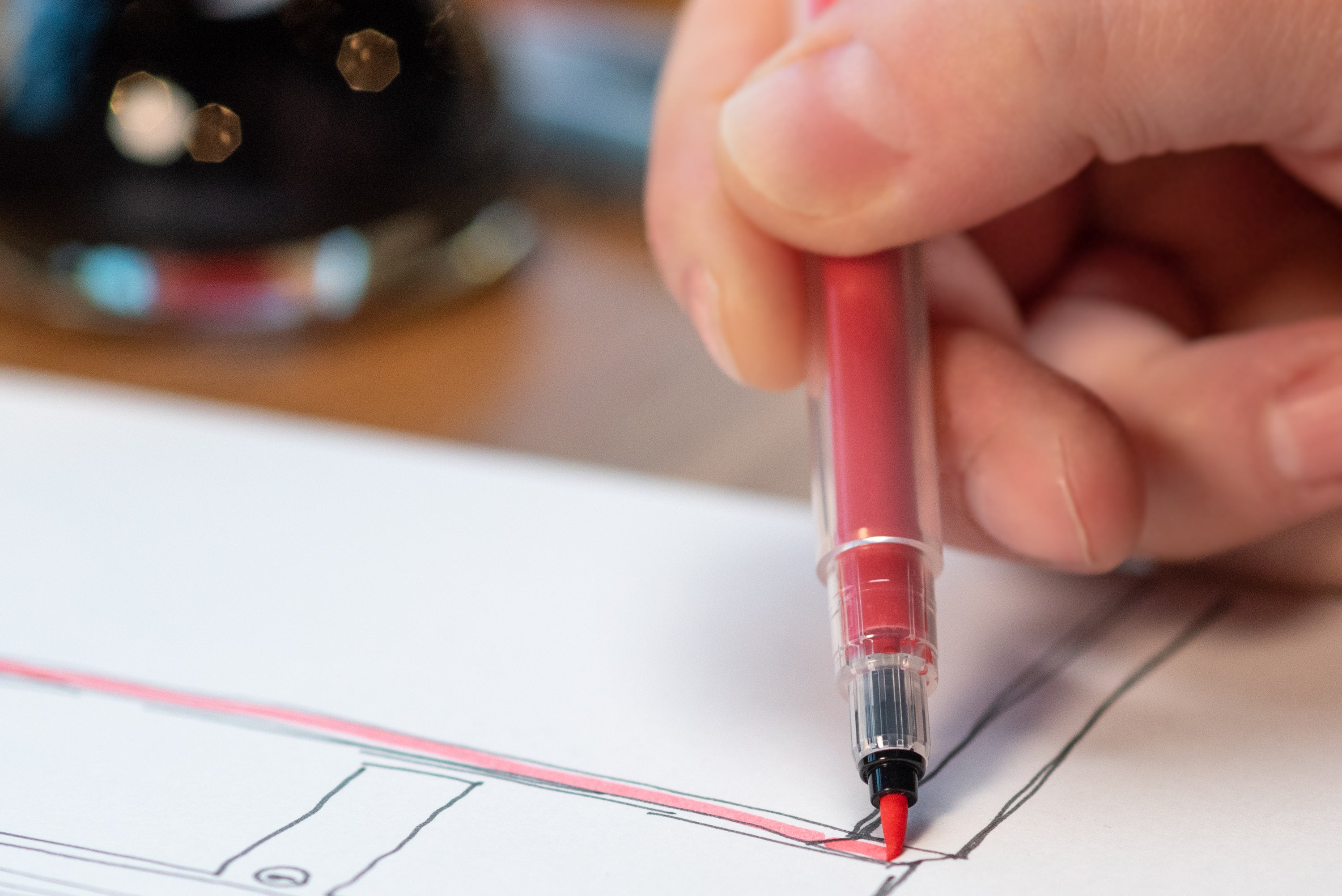 Kakimori - Color Liner Kit, Brush Tip - St. Louis Art Supply