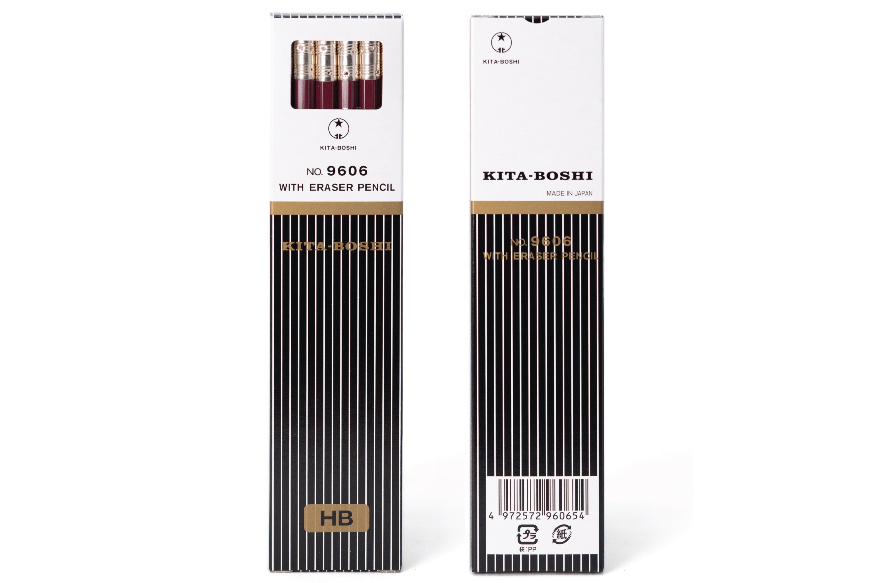 Kitaboshi Pencil Co. - Kitaboshi 9606 Writing Pencil, HB, Set of 12 - St. Louis Art Supply