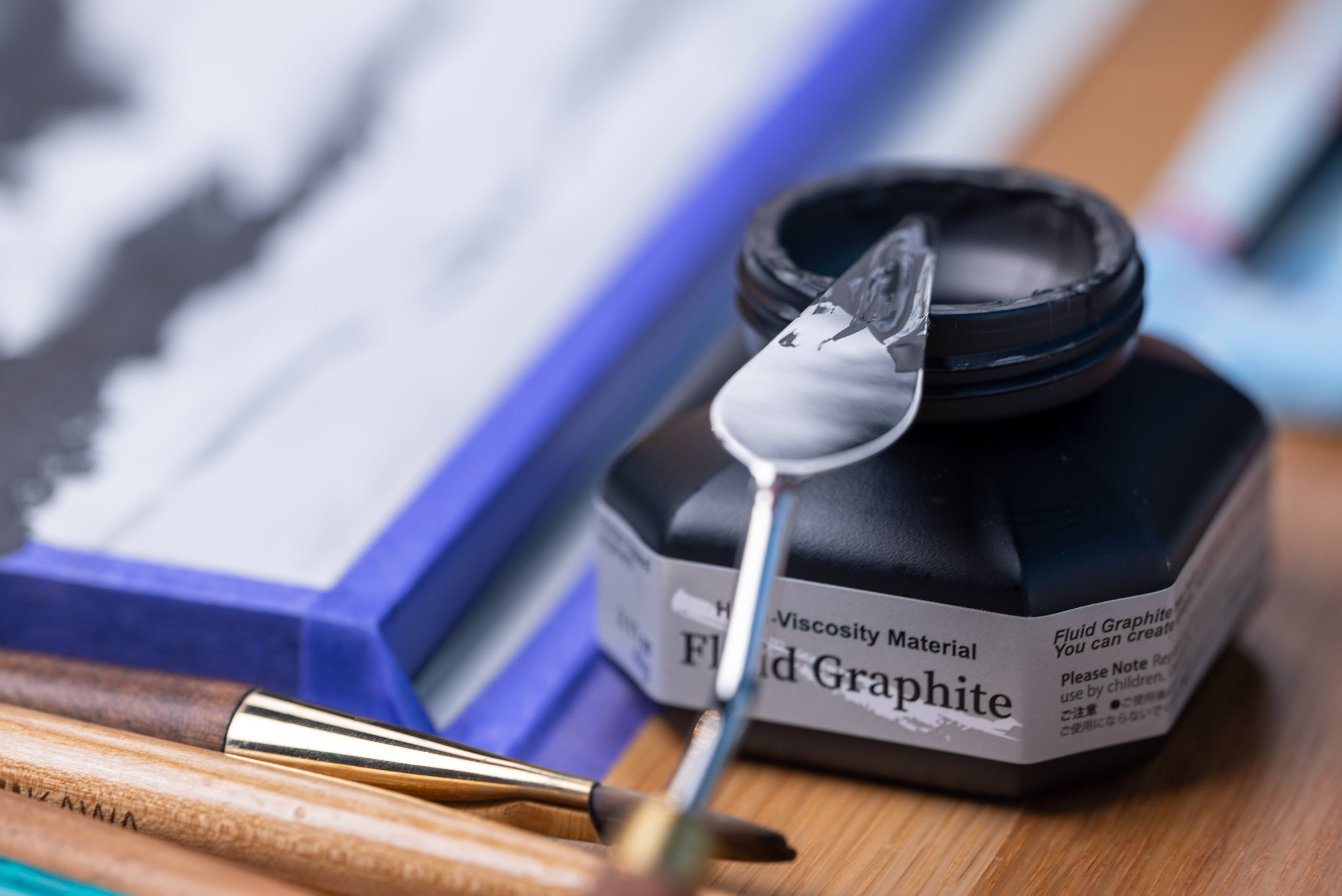 Kuretake - Kuretake Fluid Graphite, 60 g - St. Louis Art Supply