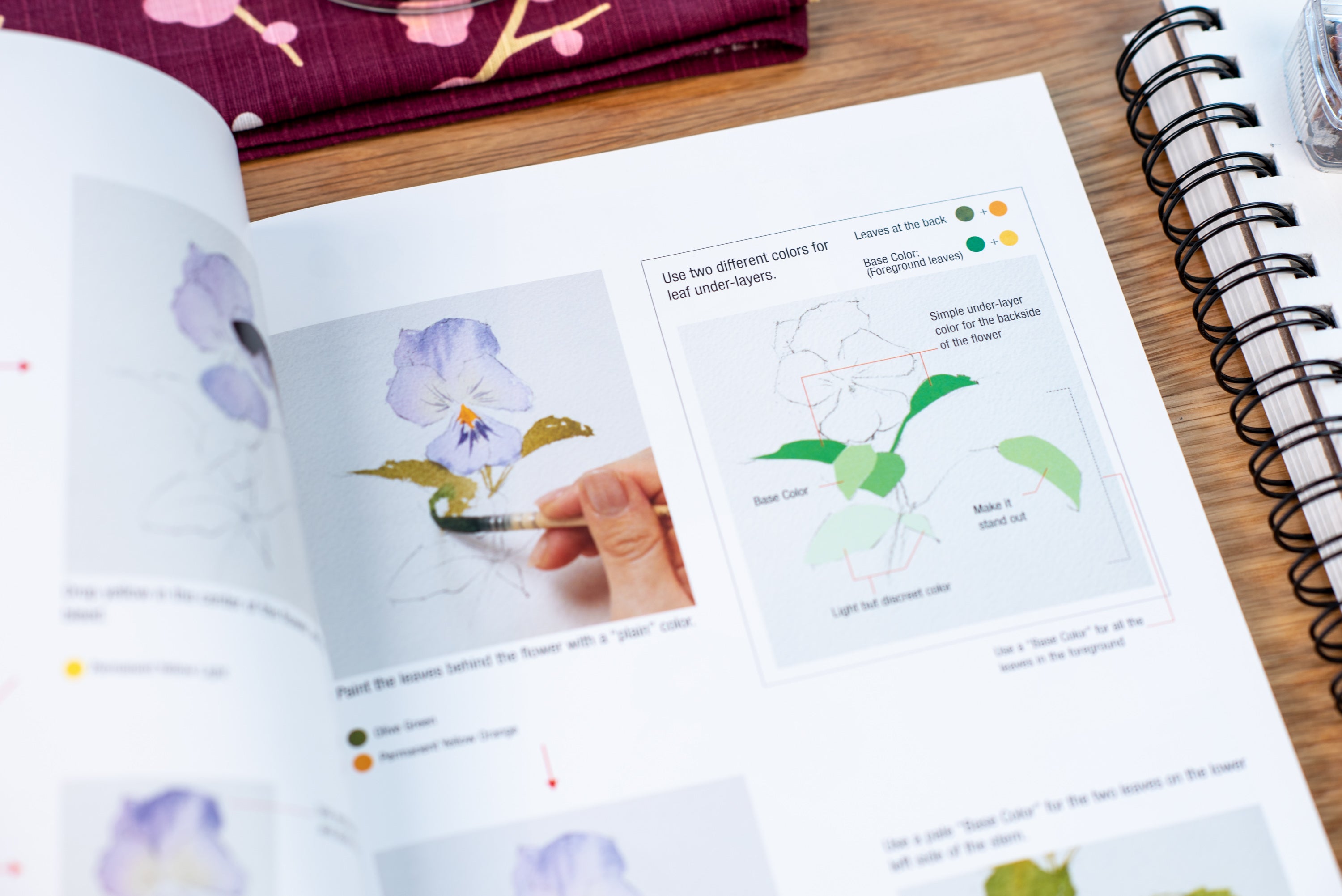 Nippan IPS - Lessons for Painting Flowers - St. Louis Art Supply