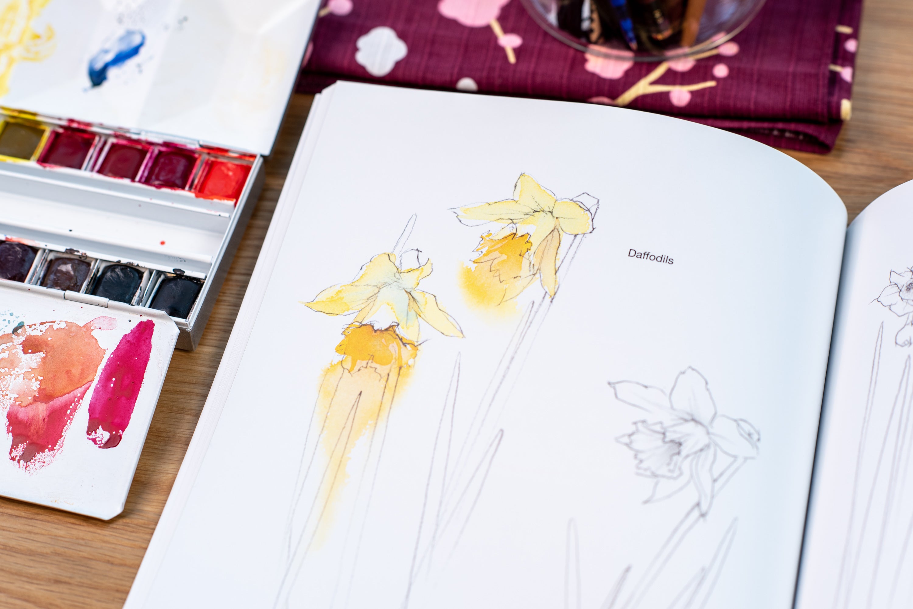 Nippan IPS - Lessons for Painting Flowers - St. Louis Art Supply