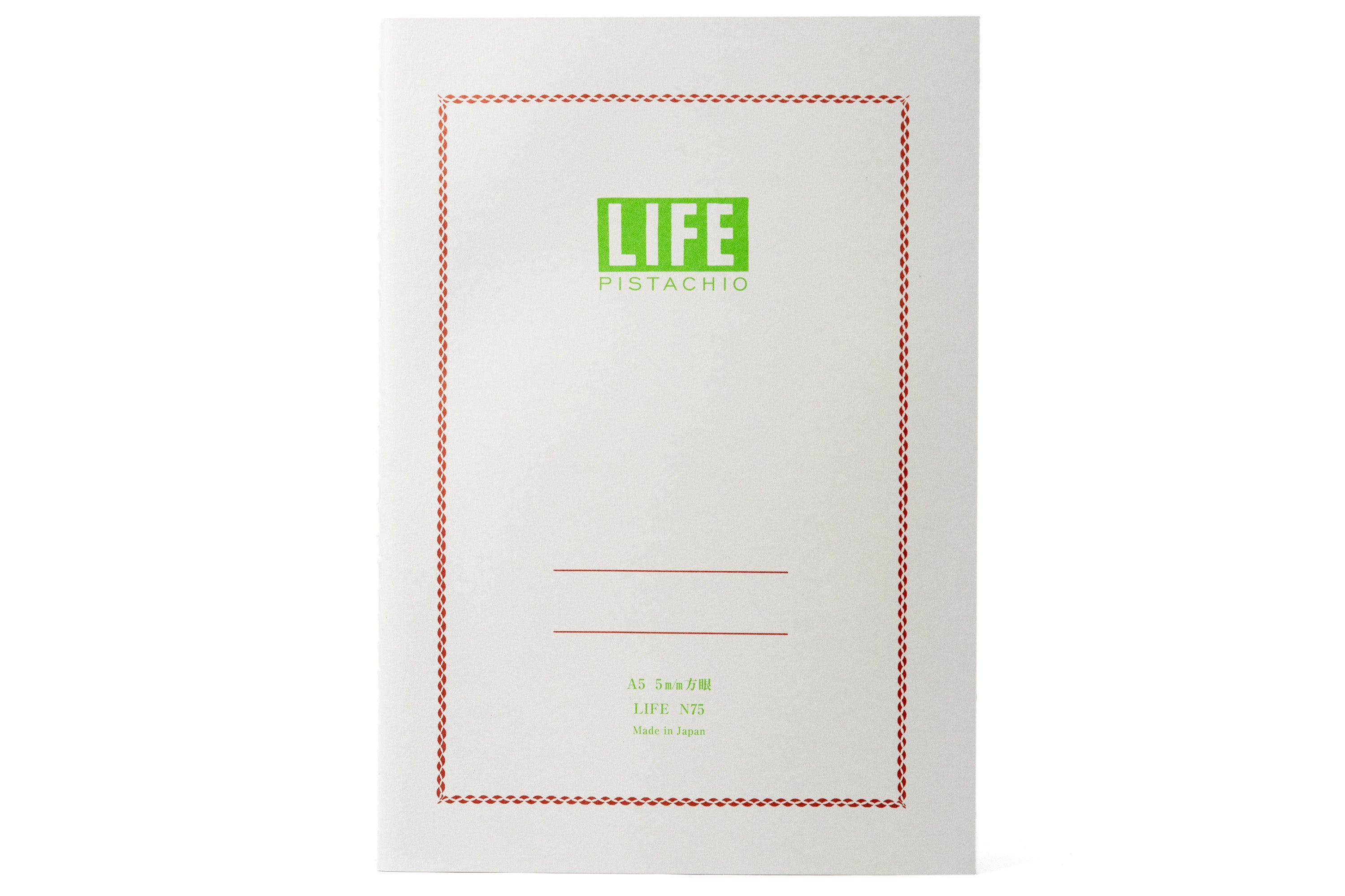 LIFE - Pistachio Notebook, A5, Grid - St. Louis Art Supply
