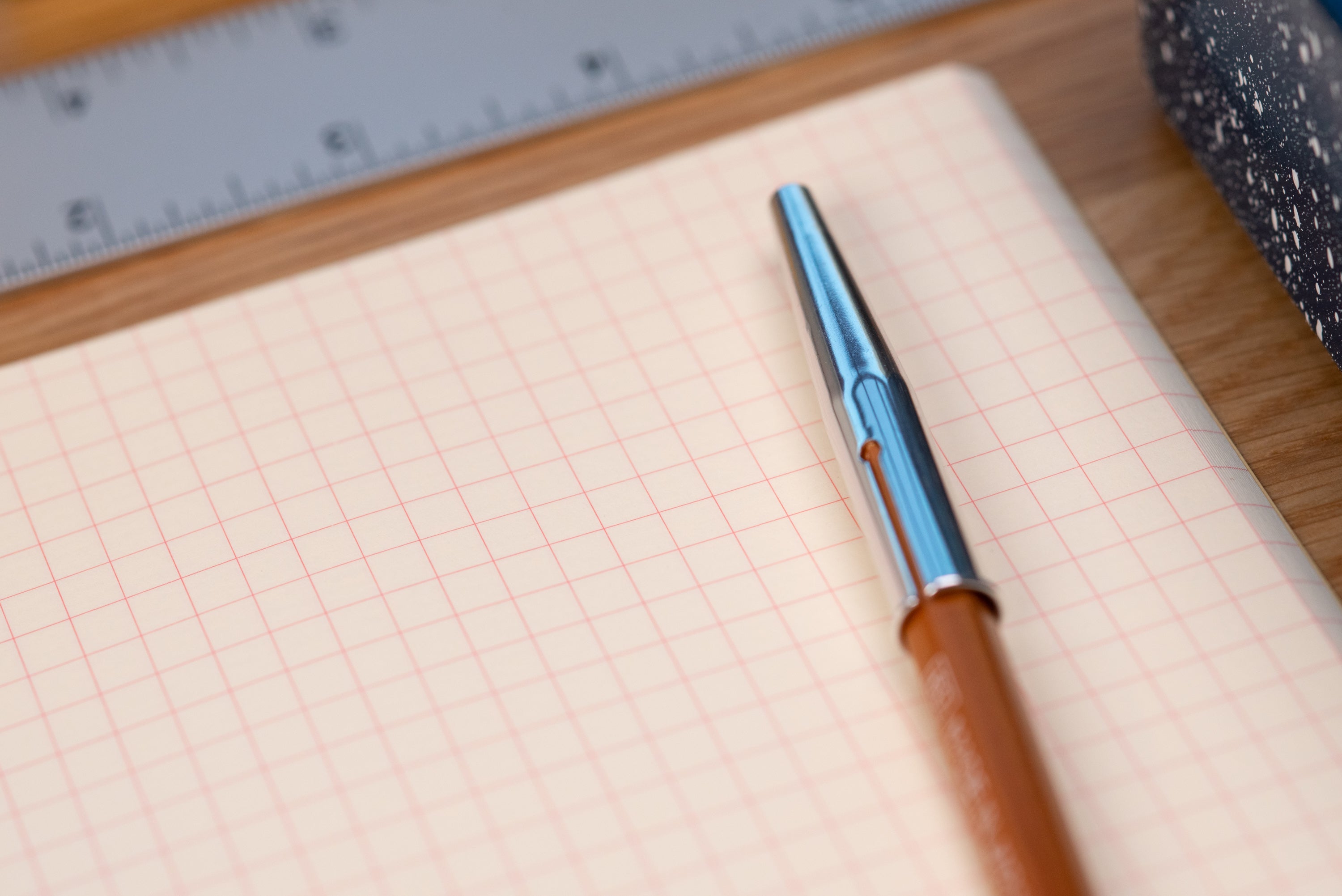 LIFE - Vermilion Notebook, A5, Grid - St. Louis Art Supply