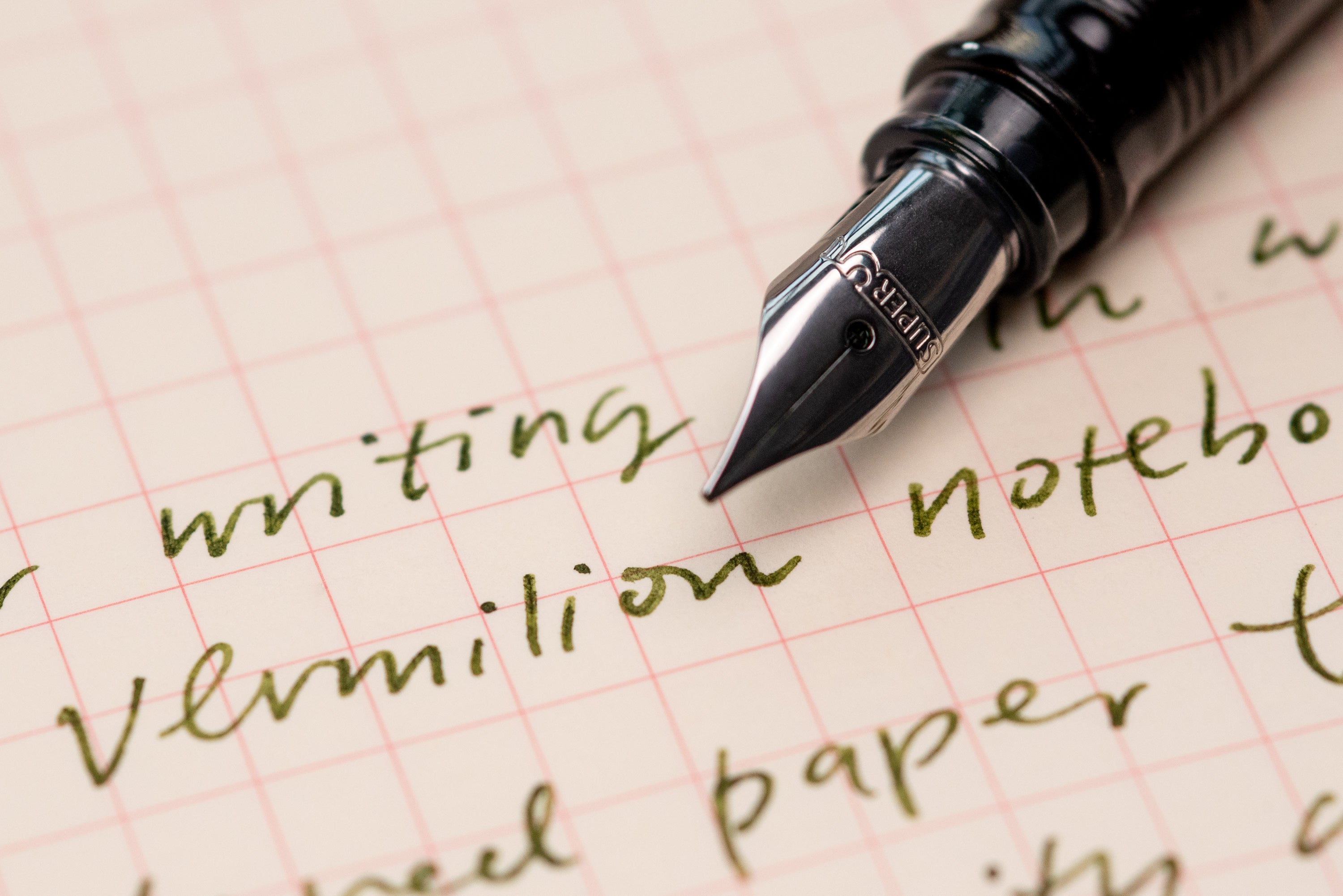 LIFE - Vermilion Notebook, A5, Grid - St. Louis Art Supply