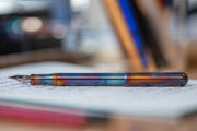 Kaweco - Liliput Pocket Fountain Pen, Fireblue Steel - St. Louis Art Supply