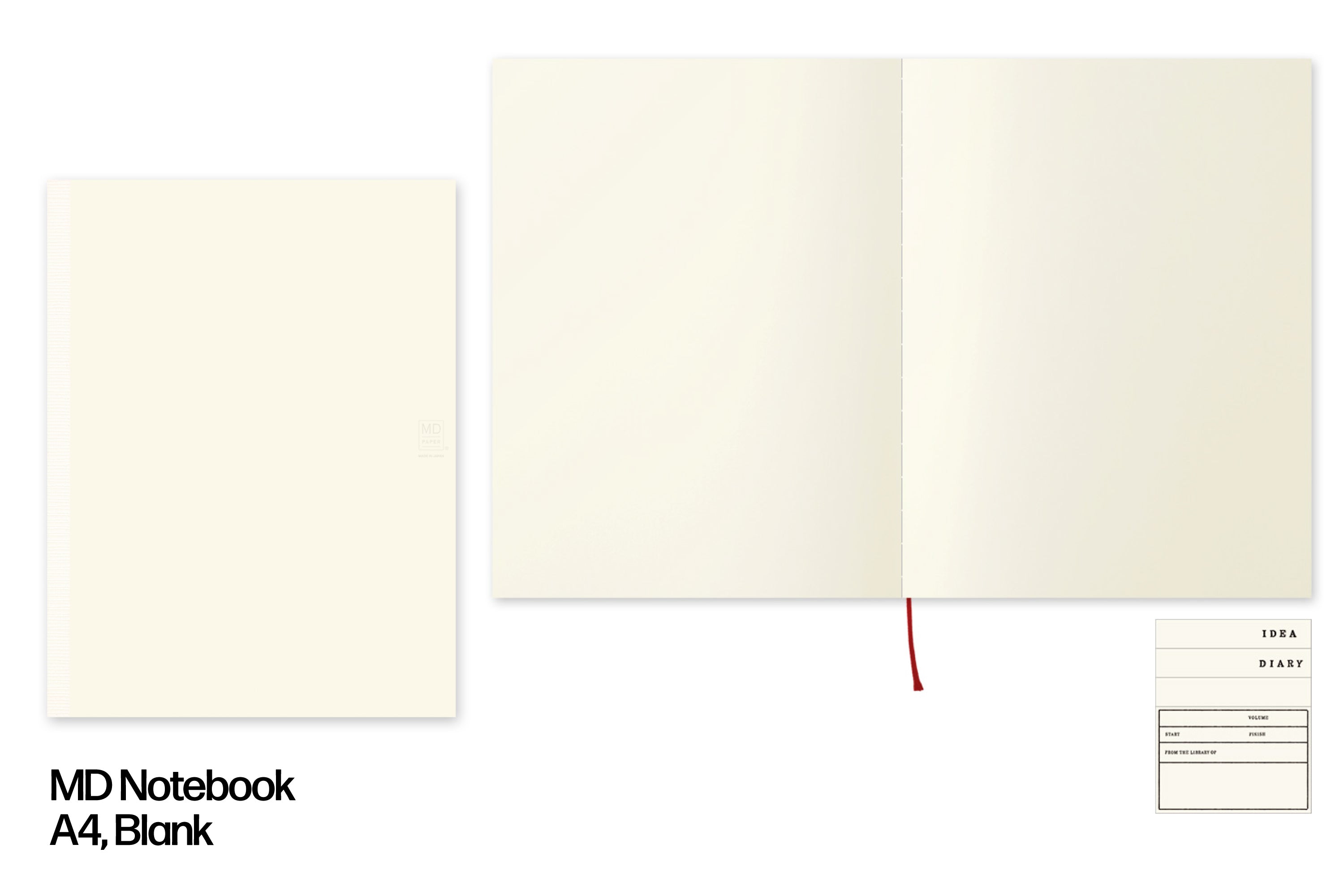 MD Notebook, A4 Blank