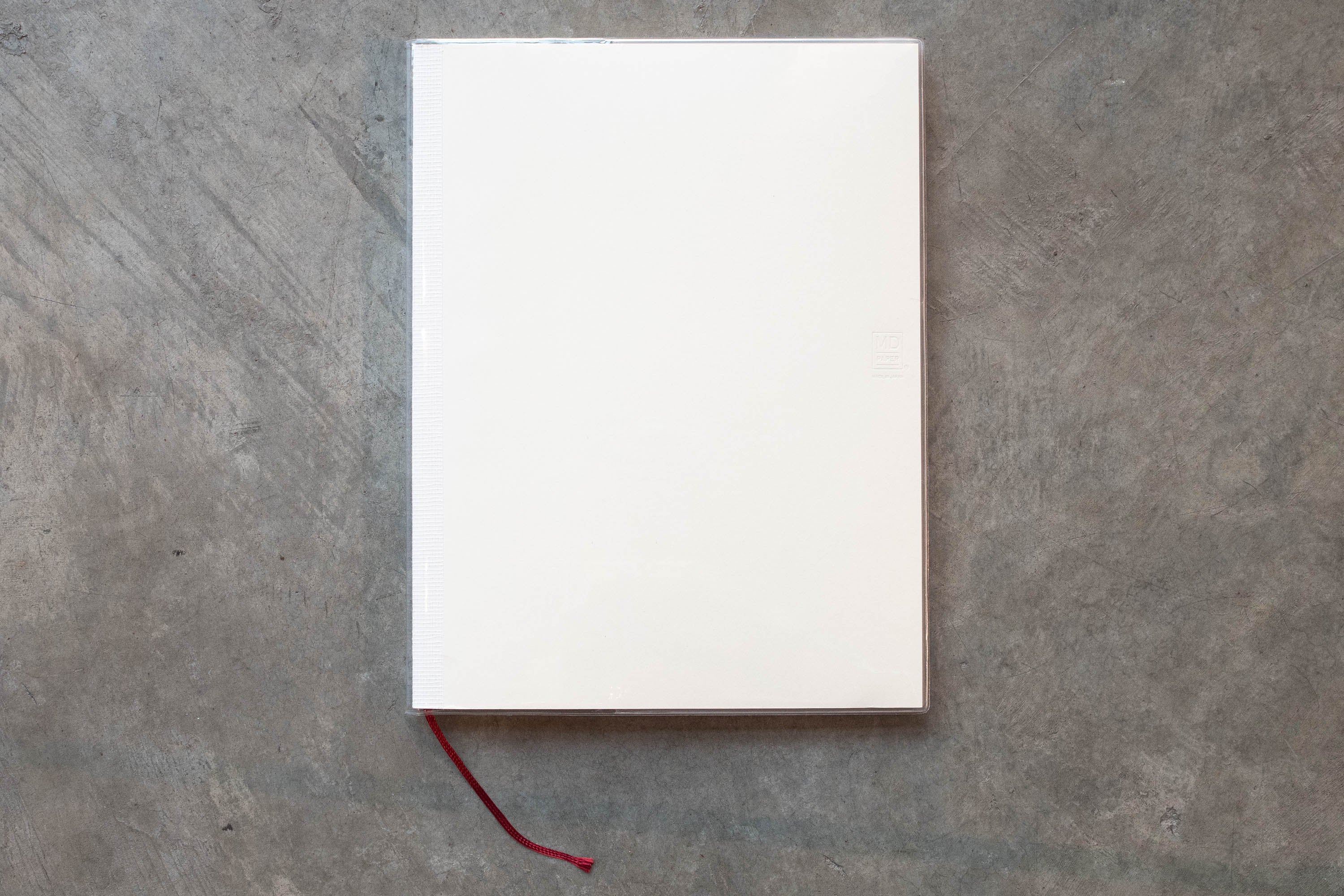 Midori - Clear vinyl cover for MD Notebook, A4 - St. Louis Art Supply