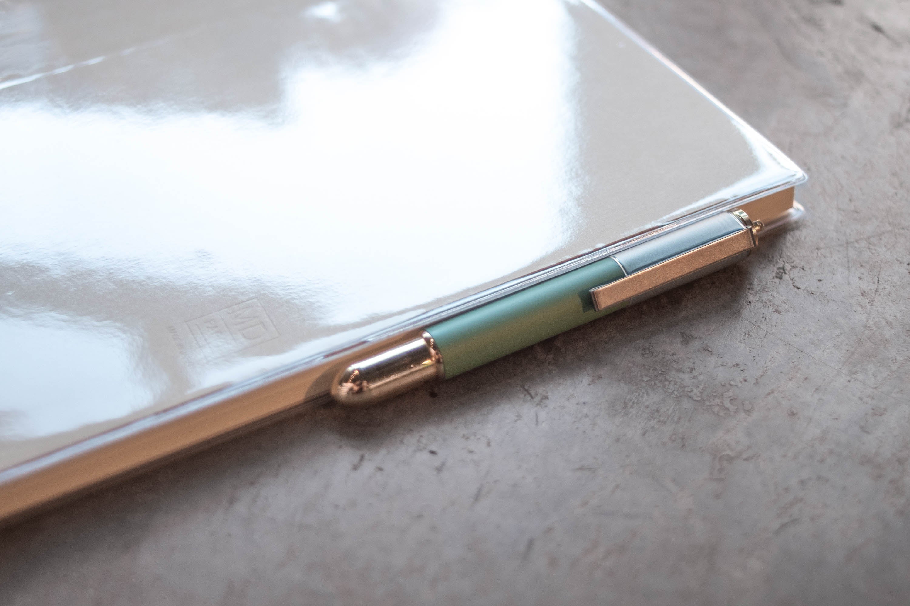 Midori - Clear vinyl cover for MD Notebook, A4 - St. Louis Art Supply