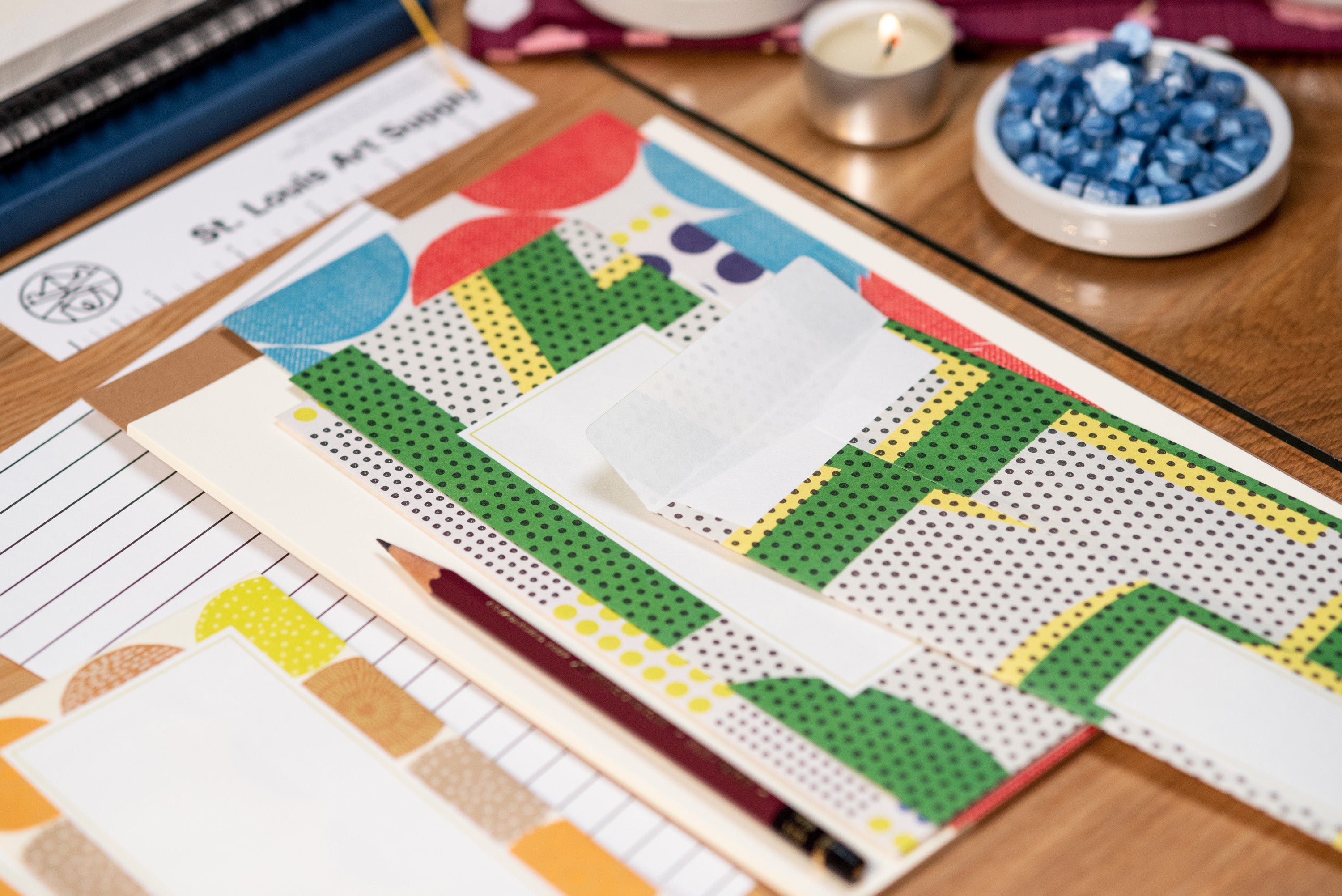 Gasa Gasa Mixed Letter Set, Geometric - St. Louis Art Supply