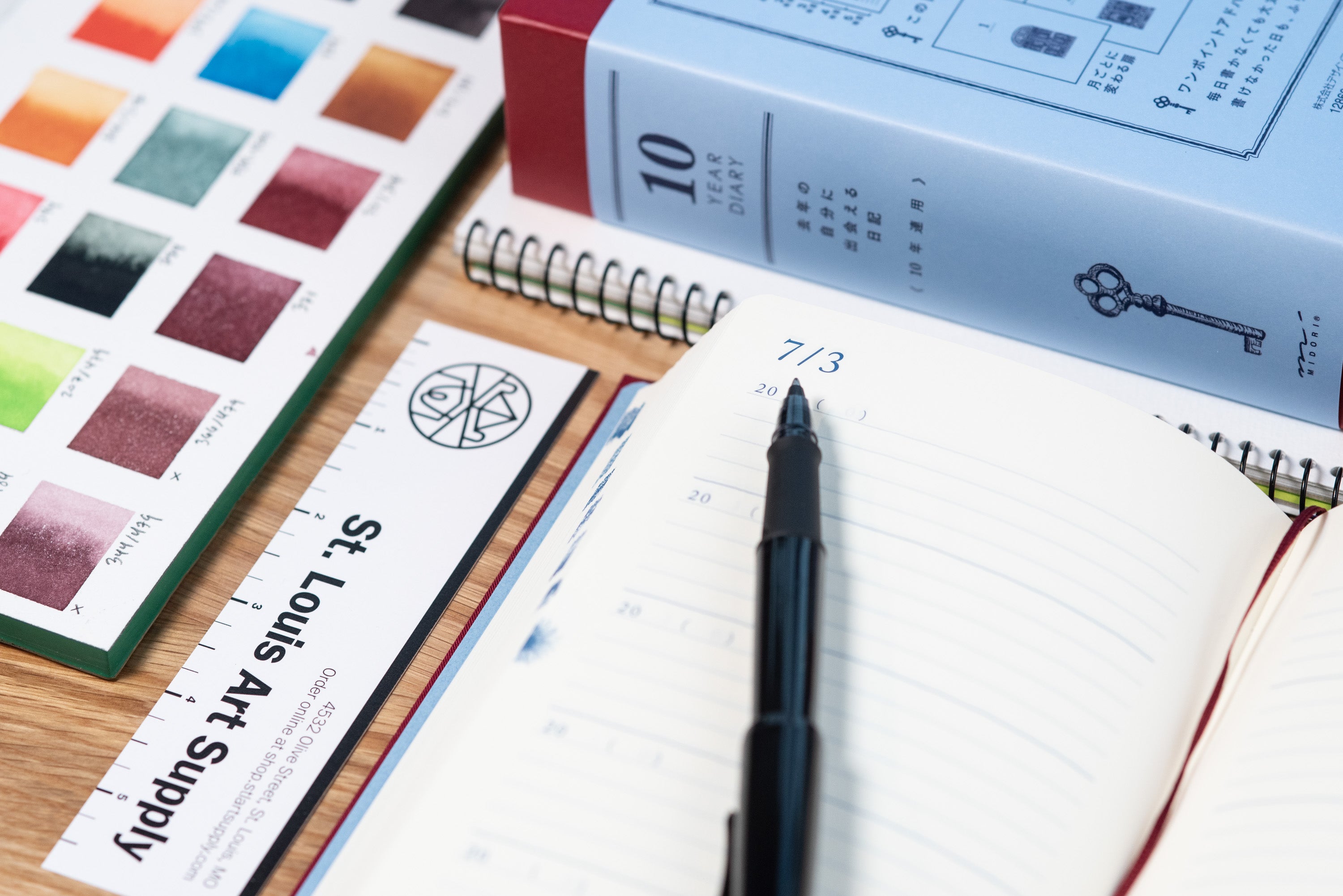 Midori - Ten Year Diary - St. Louis Art Supply