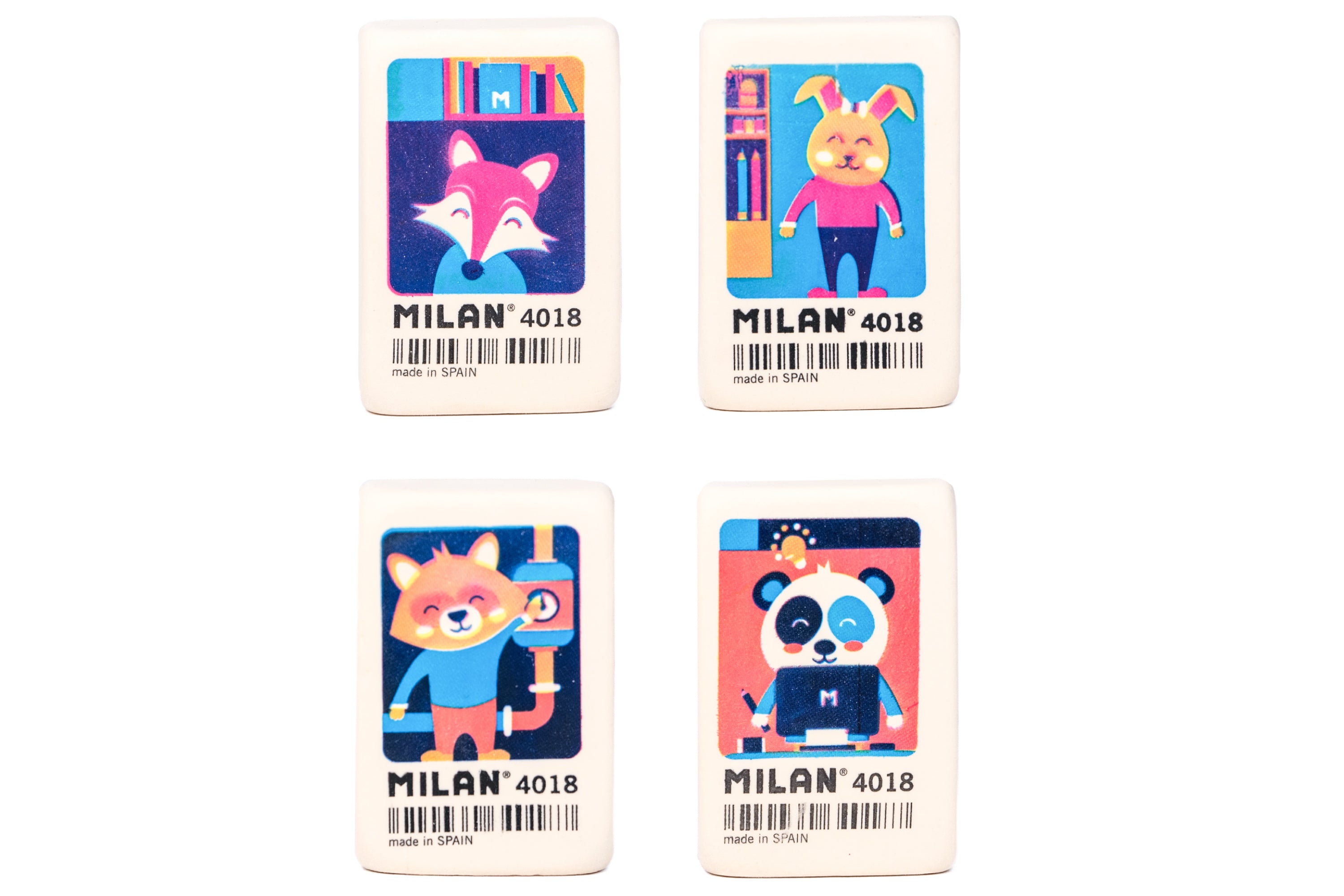 Milan 4018 Illustrated Eraser