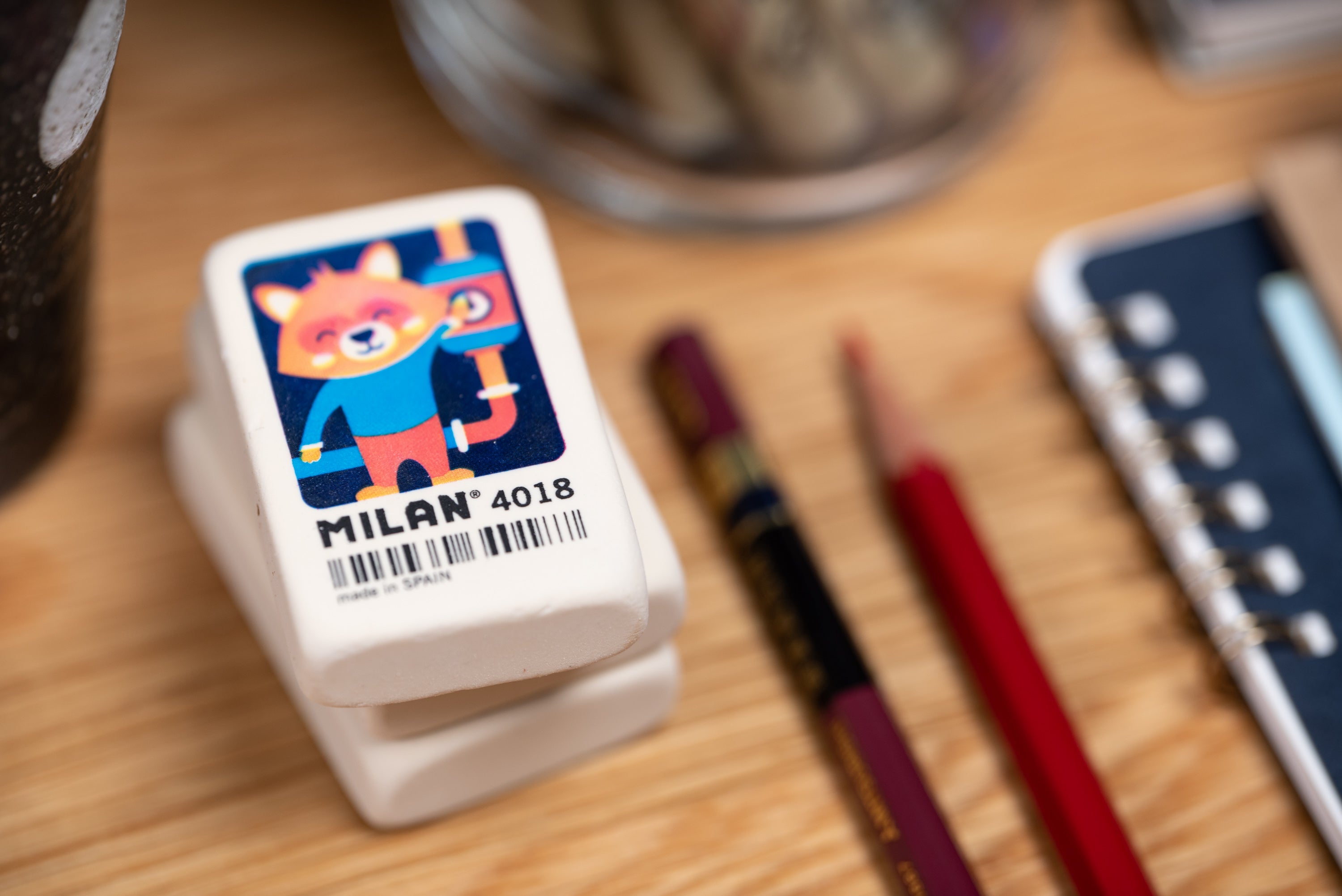 Milan 4018 Illustrated Eraser