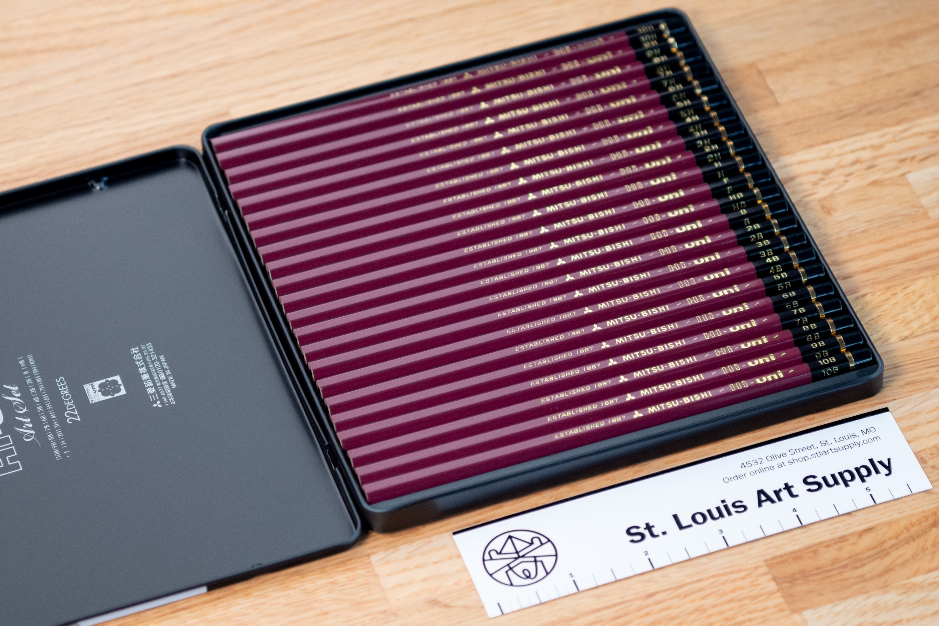 Mitsubishi Pencil Co. - Hi-Uni Pencil, Art Set of 22 - St. Louis Art Supply