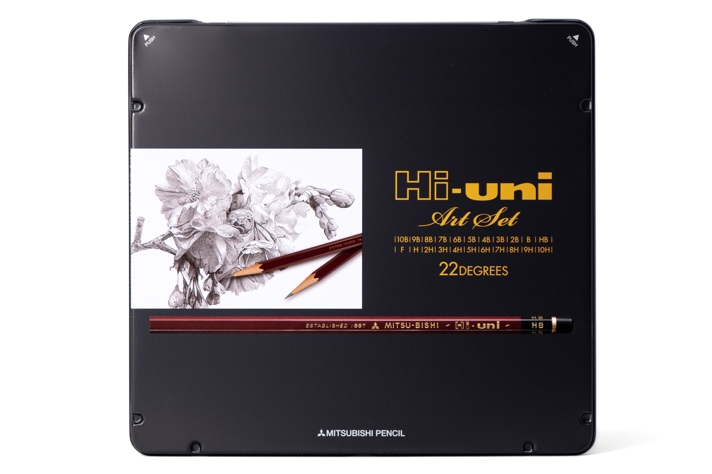 Mitsubishi Hi-Uni Pencil Art Set of 22 – St. Louis Art Supply