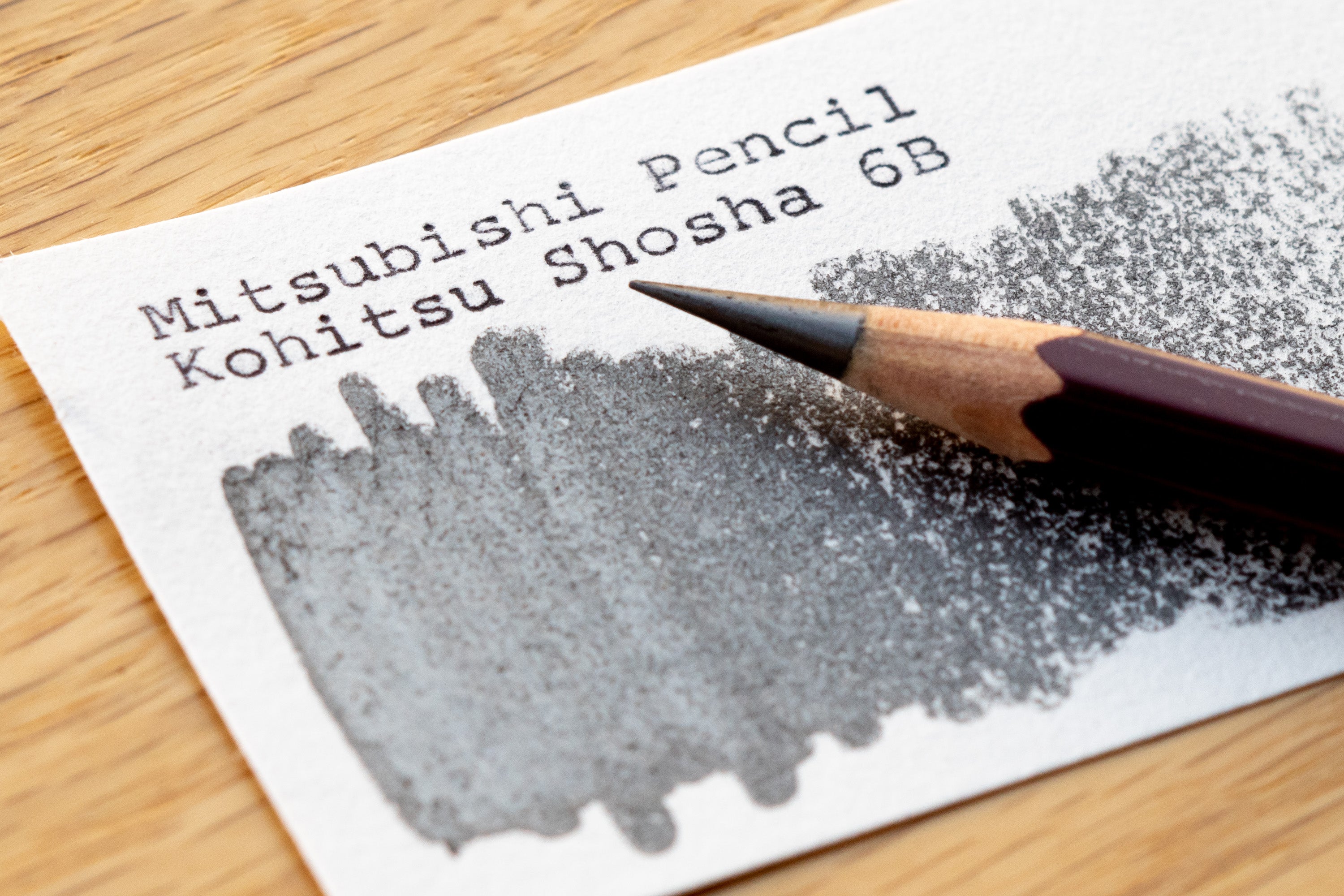 Mitsubishi Pencil Co. - Kohitsu Shosha Pencil, 6B - St. Louis Art Supply
