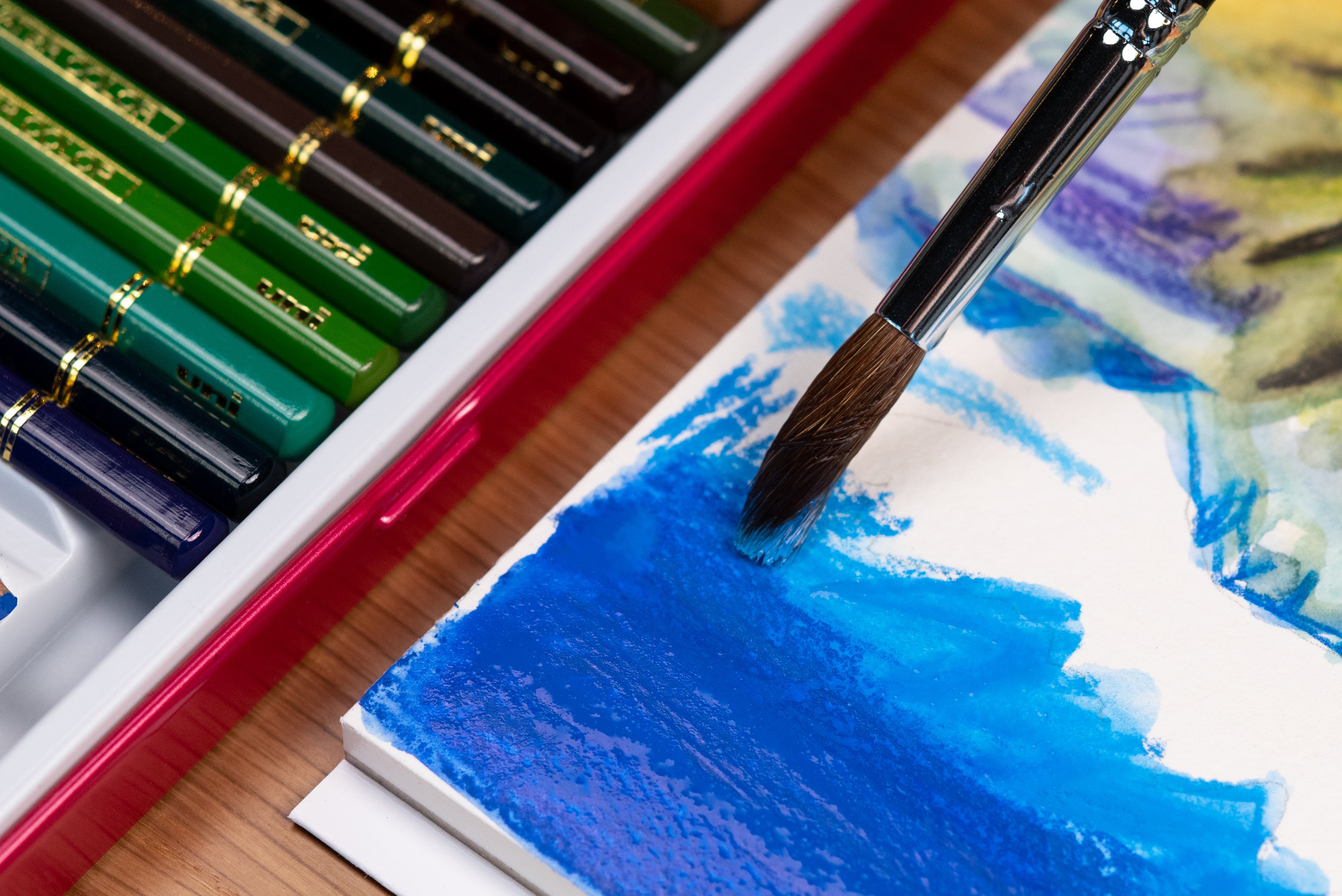 Mitsubishi Pencil Co. - Uni Watercolor Pencils, Set of 12 - St. Louis Art Supply