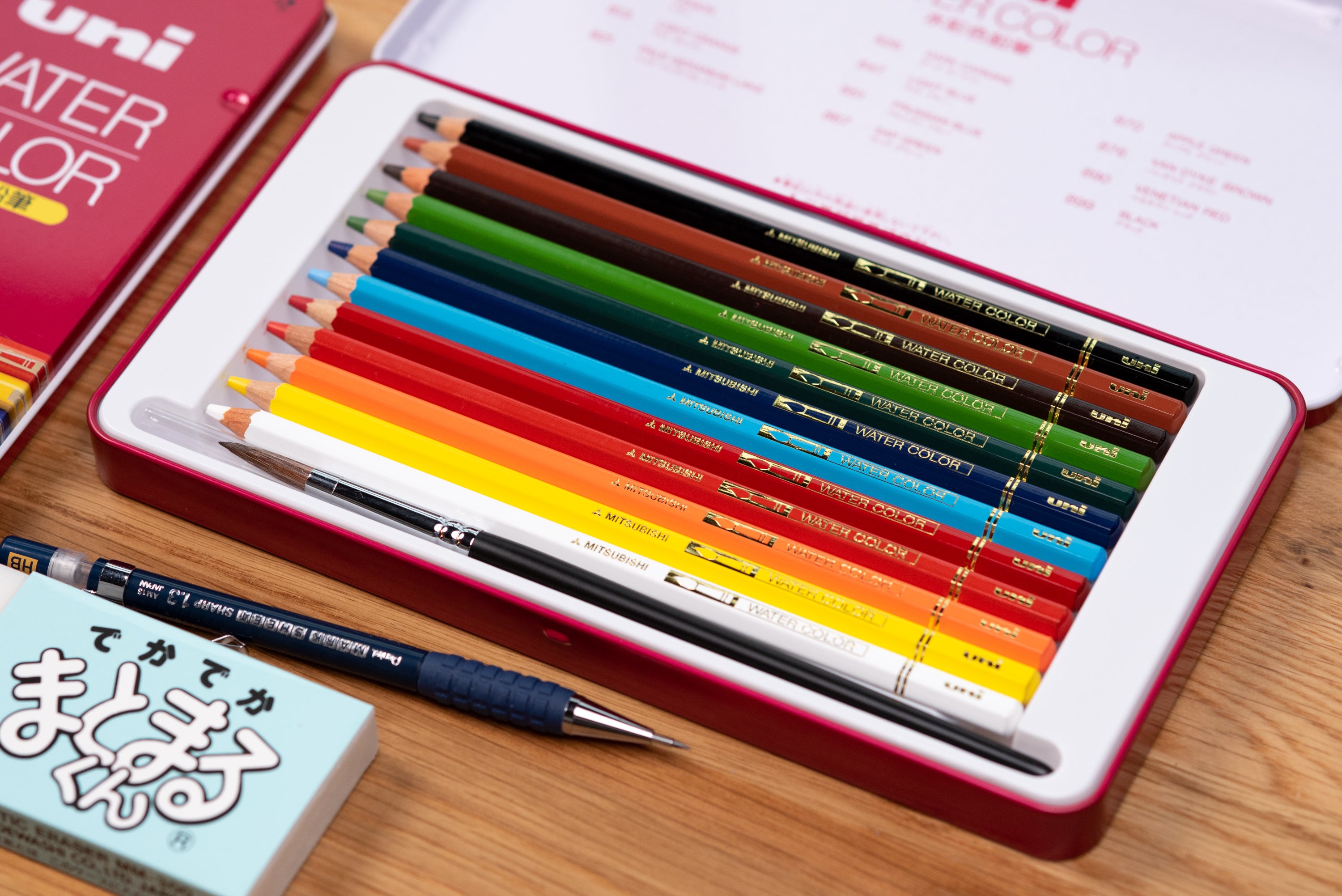 Mitsubishi Pencil Co. - Uni Watercolor Pencils, Set of 12 - St. Louis Art Supply
