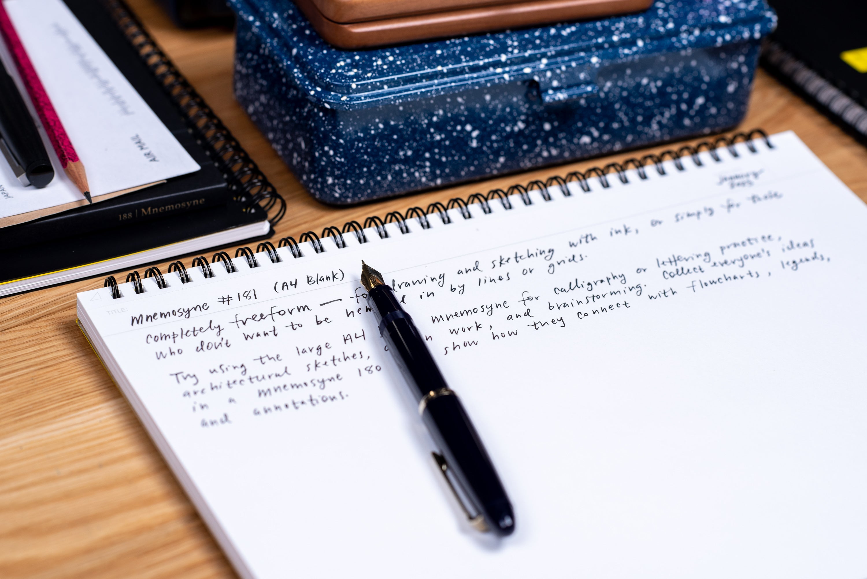 Mnemosyne #181 Notebook (A4 Blank)