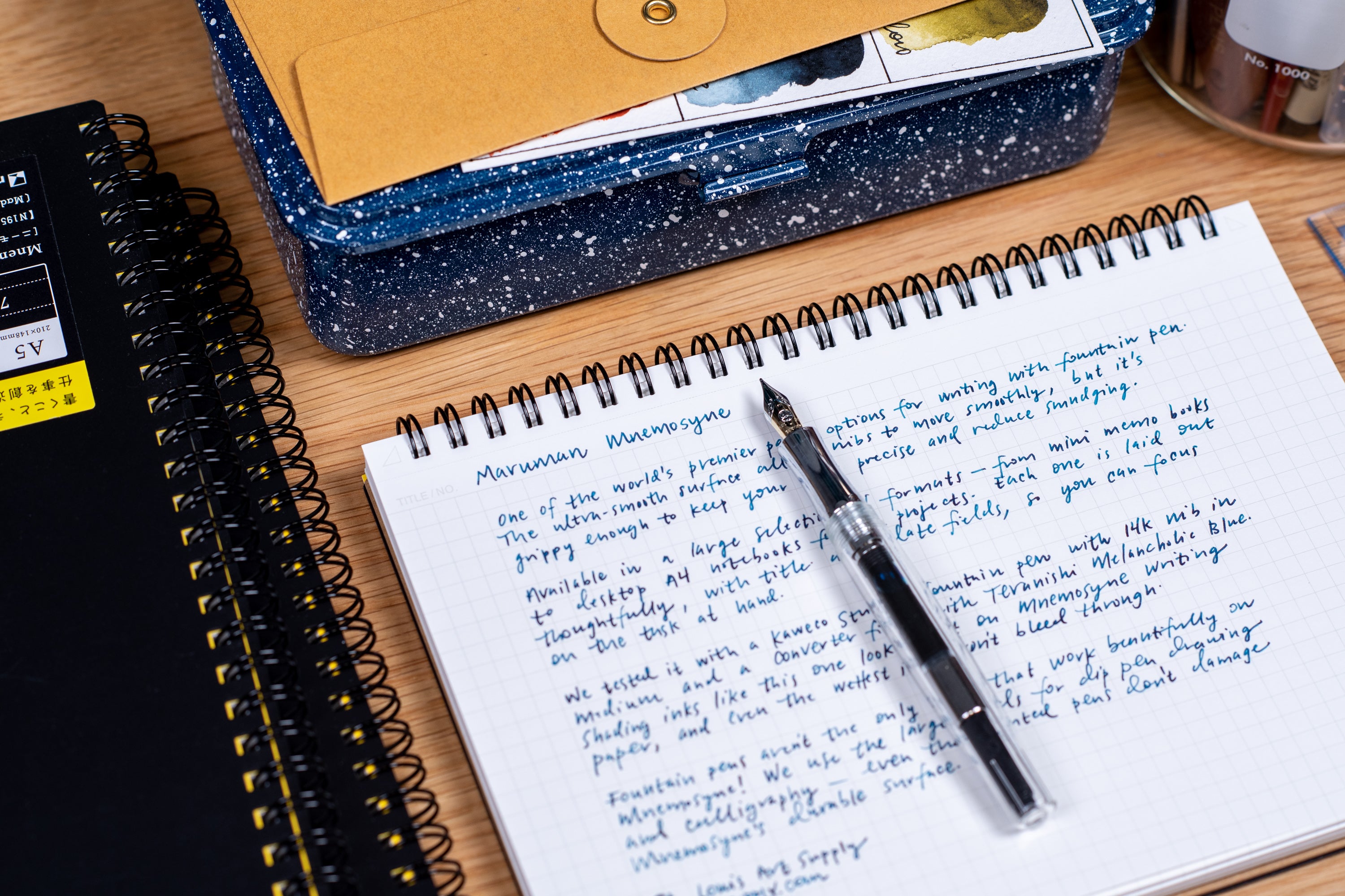 Mnemosyne #182 Notebook (A5 Grid)