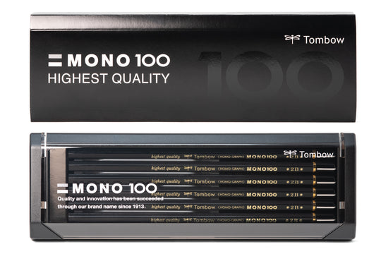 Tombow - MONO 100 Pencil, 2B, Set of 12 - St. Louis Art Supply