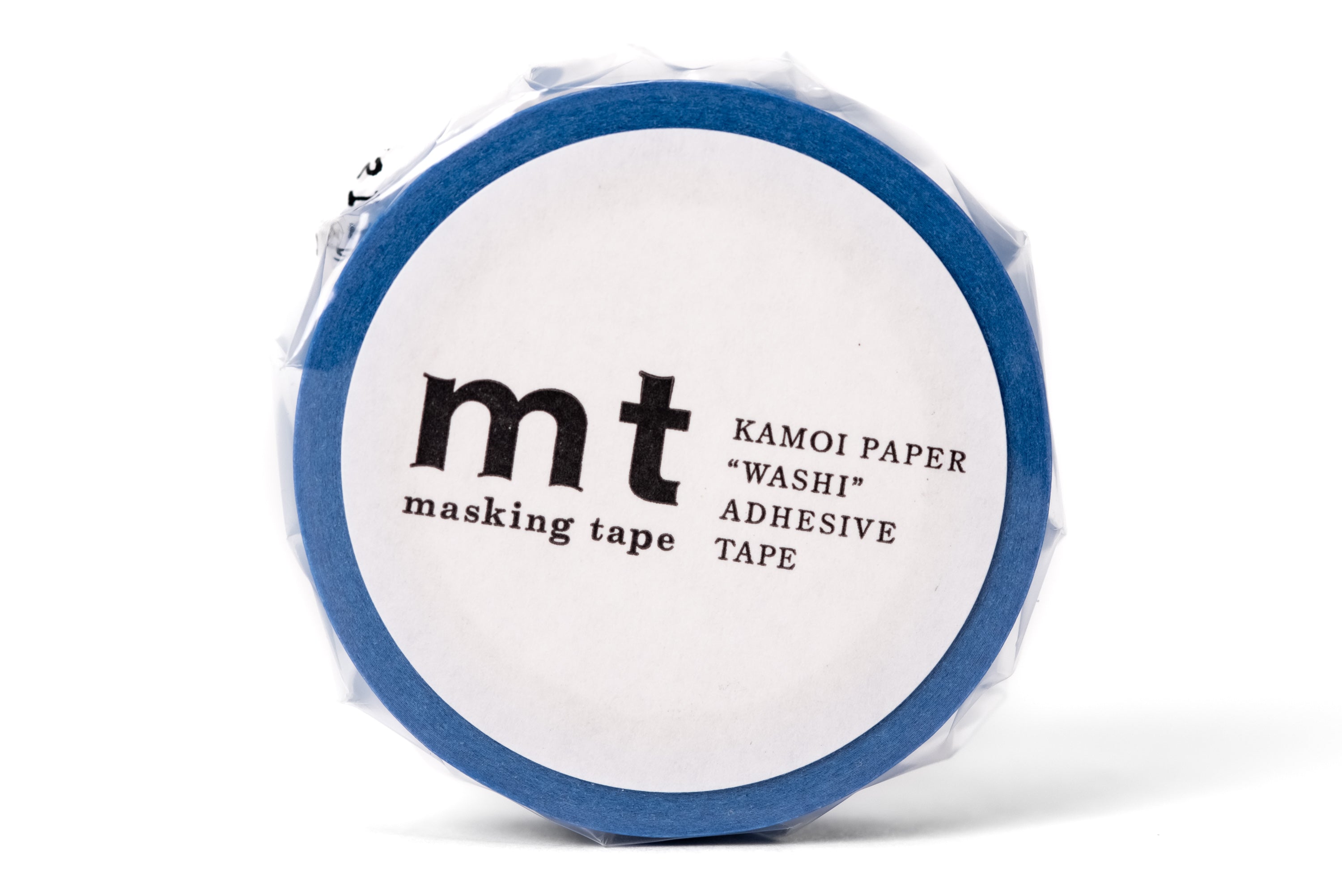 mt - mt Washi Tape, 15 mm, Solid Blue - St. Louis Art Supply