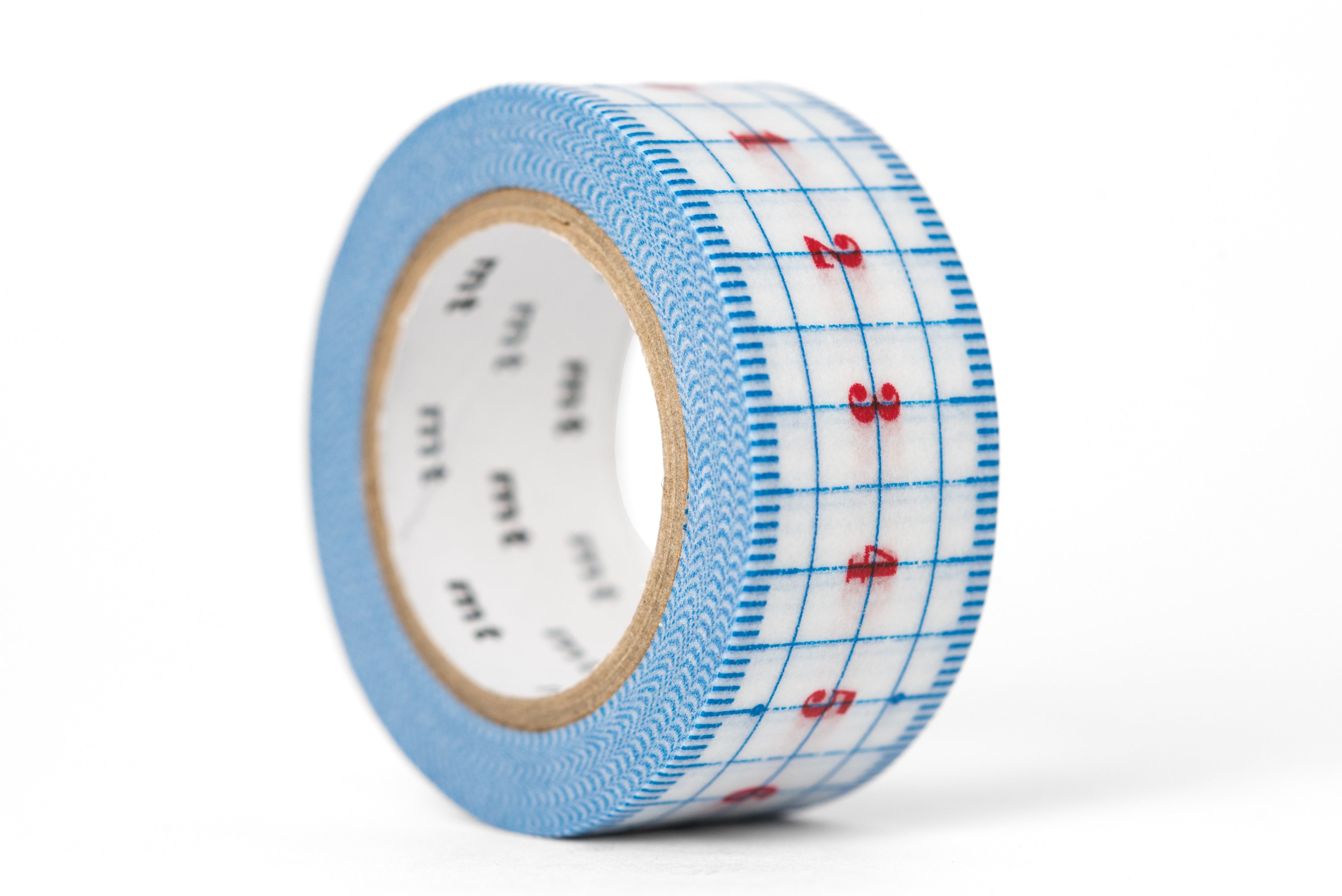 mt - mt Washi Tape, Ruler (Blue/White) - St. Louis Art Supply