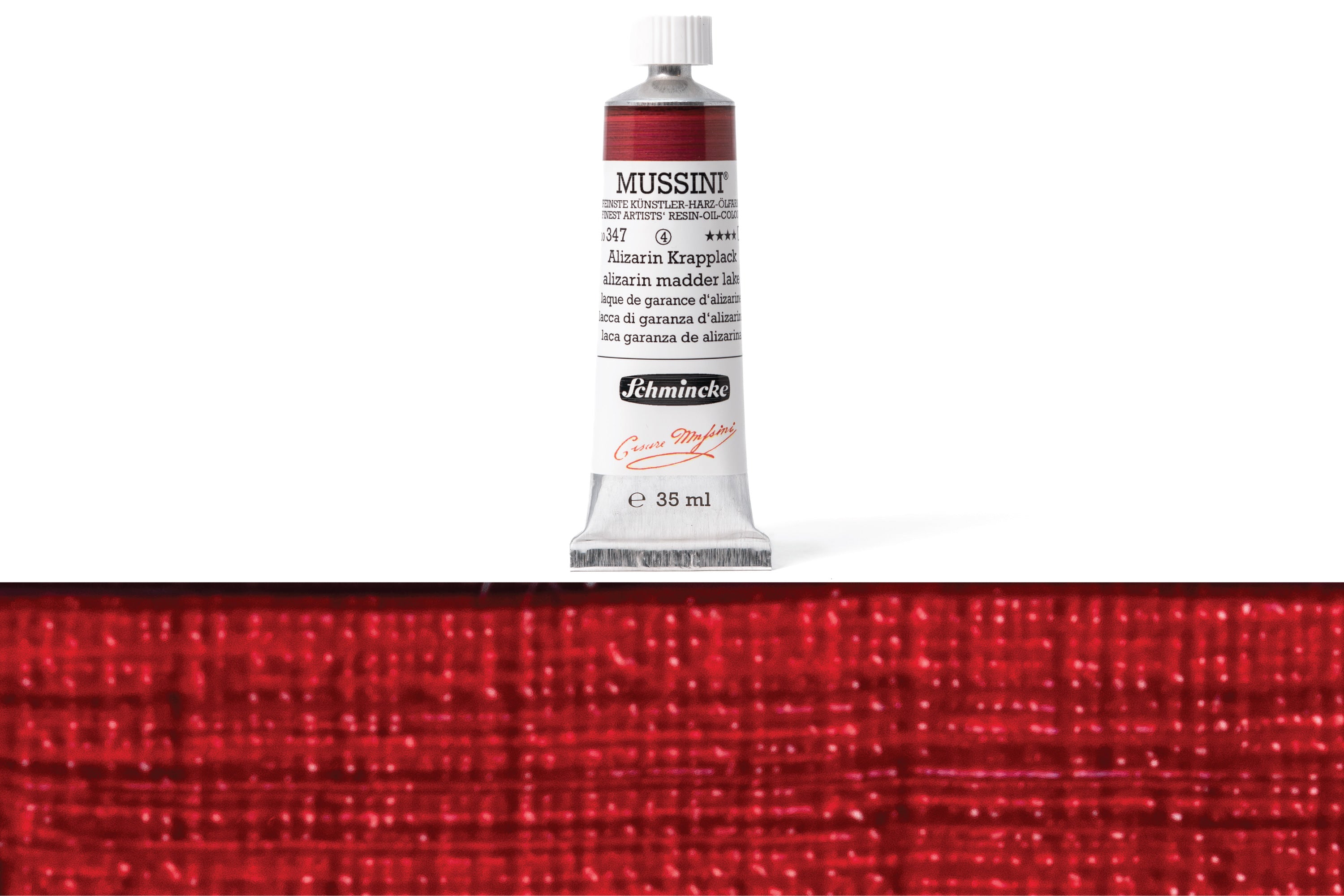 Schmincke - Mussini Oil Colors, 35 mL, #347 Alizarin Madder Lake - St. Louis Art Supply