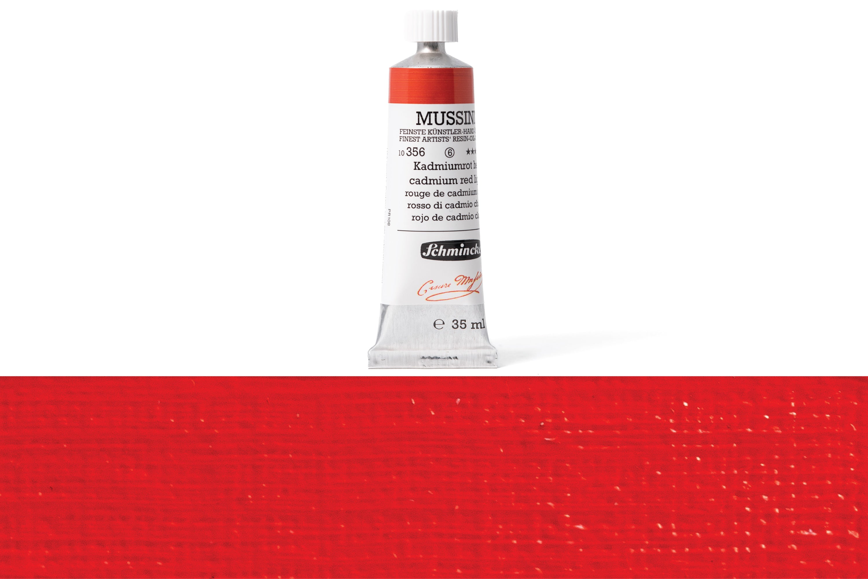 Schmincke - Mussini Oil Colors, 35 mL, #356 Cadmium Red Light - St. Louis Art Supply