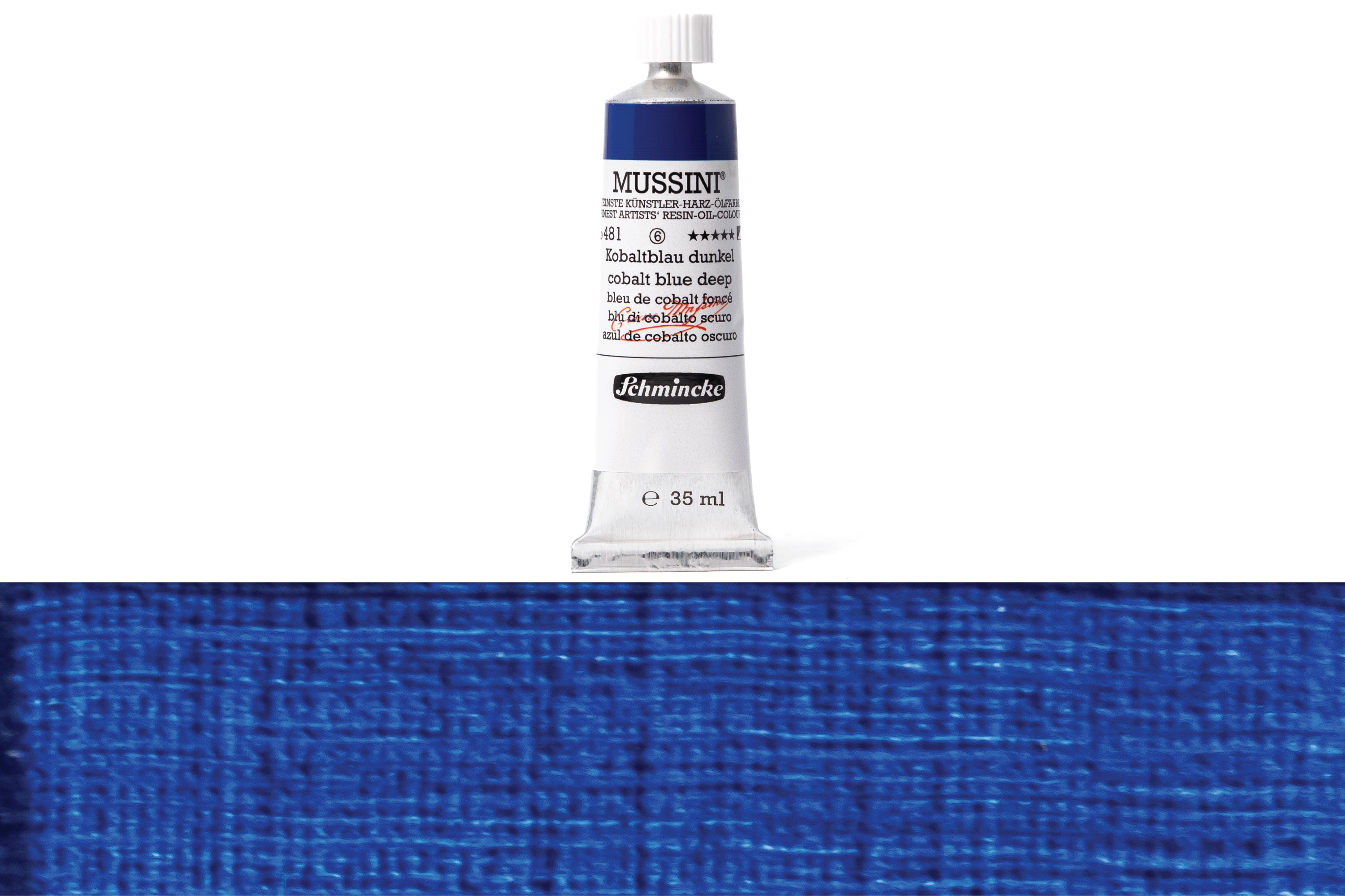 Schmincke - Mussini Oil Colors, 35 mL, #481 Cobalt Blue Deep - St. Louis Art Supply