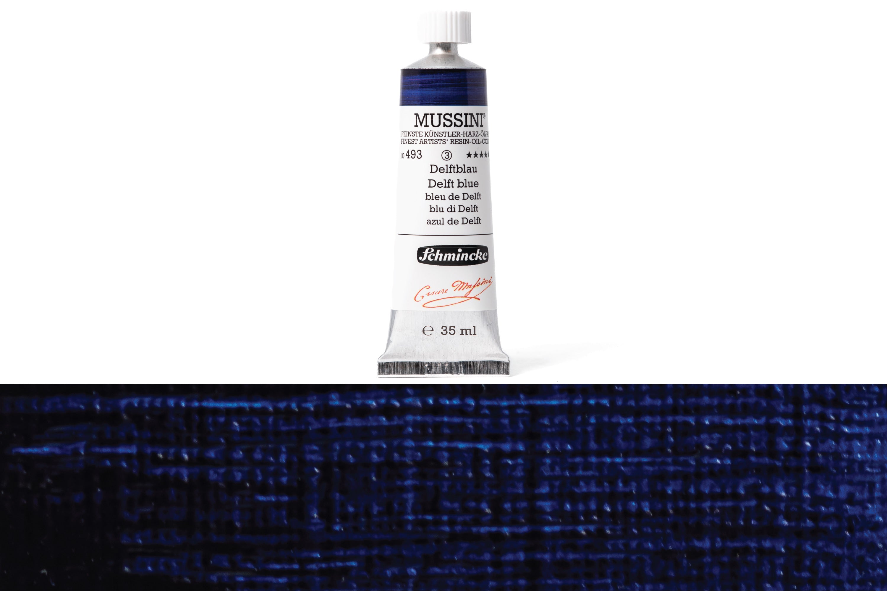 Schmincke - Mussini Oil Colors, 35 mL, #493 Delft Blue - St. Louis Art Supply